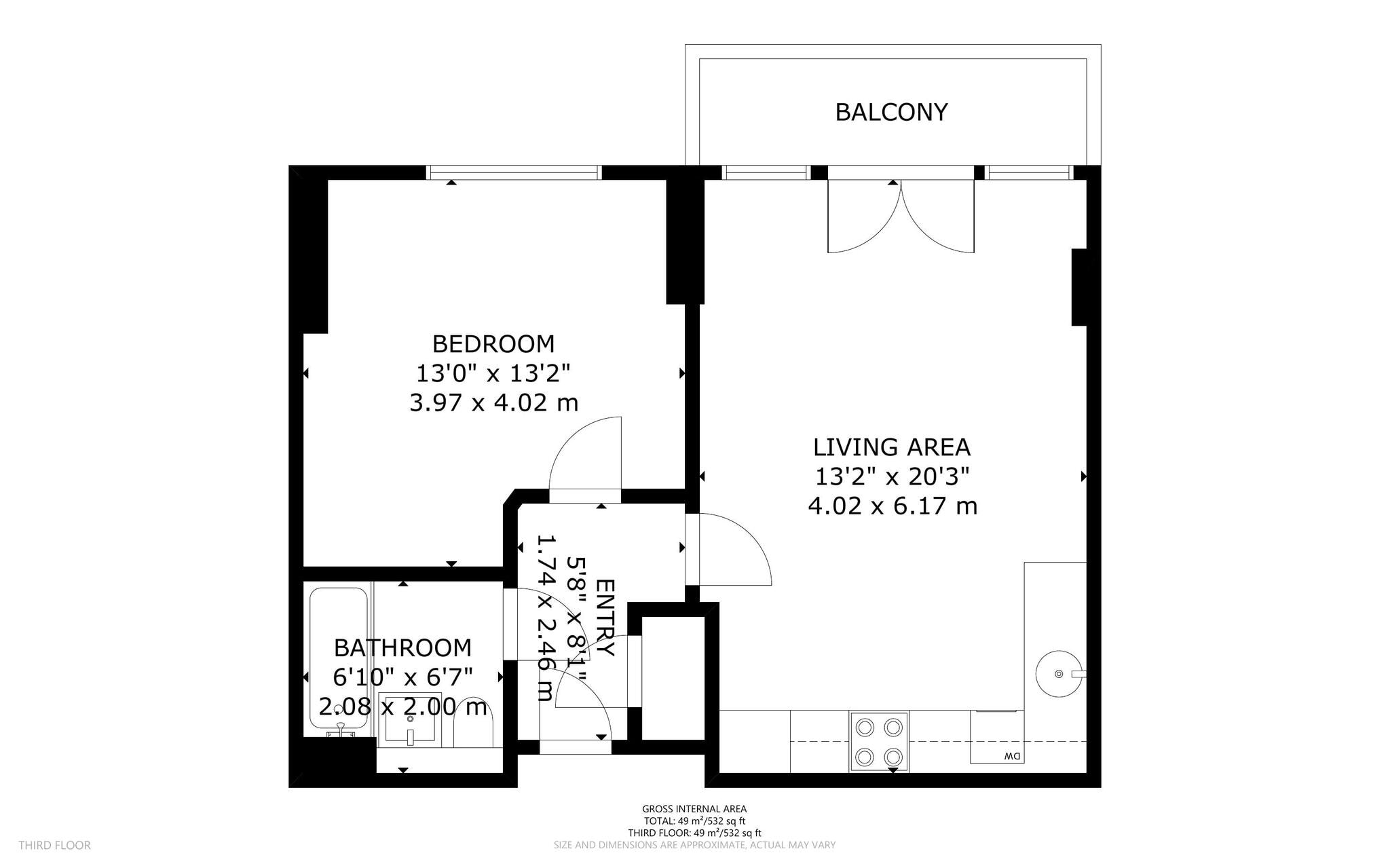 Gotts Road, Leeds floorplan