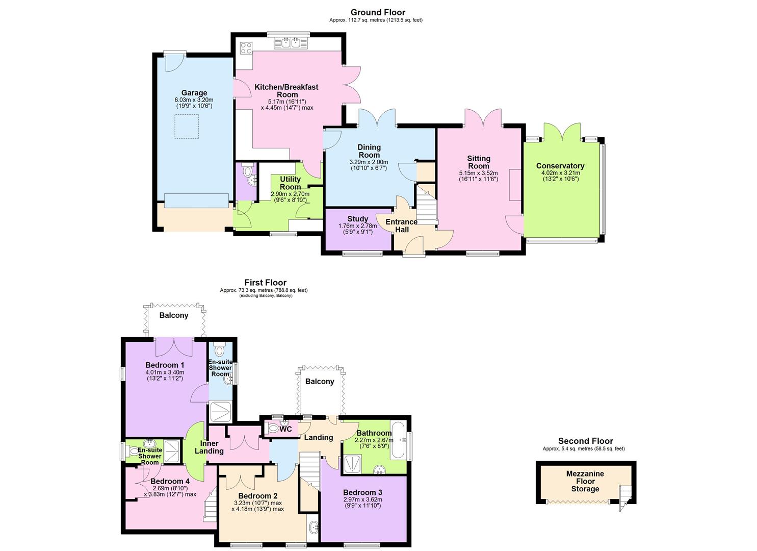 Ross View, Barrack Hill, Hereford floorplan