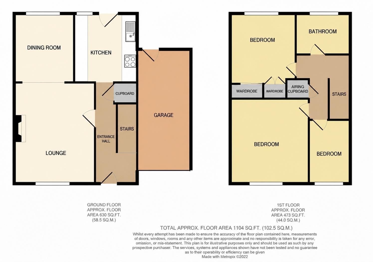 77, Newport Road, Caldicot floorplan