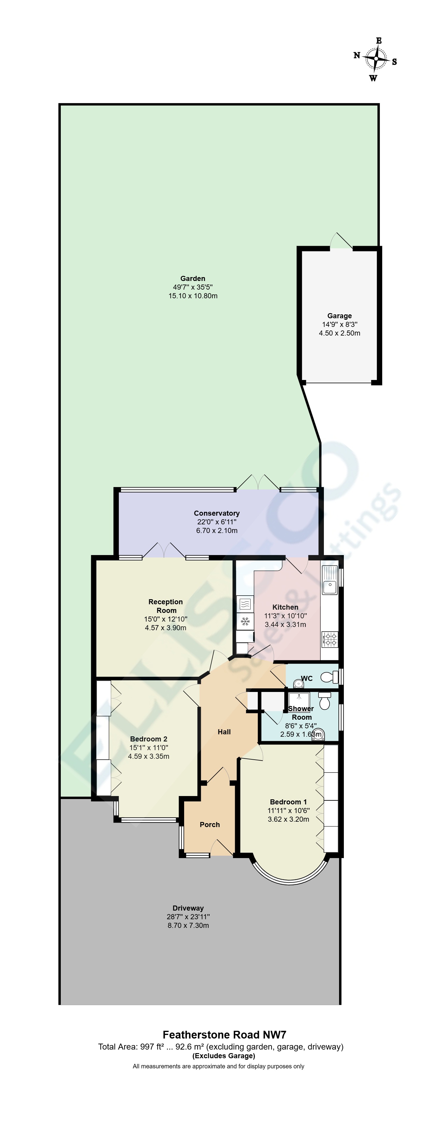 19, Featherstone Road, London floorplan