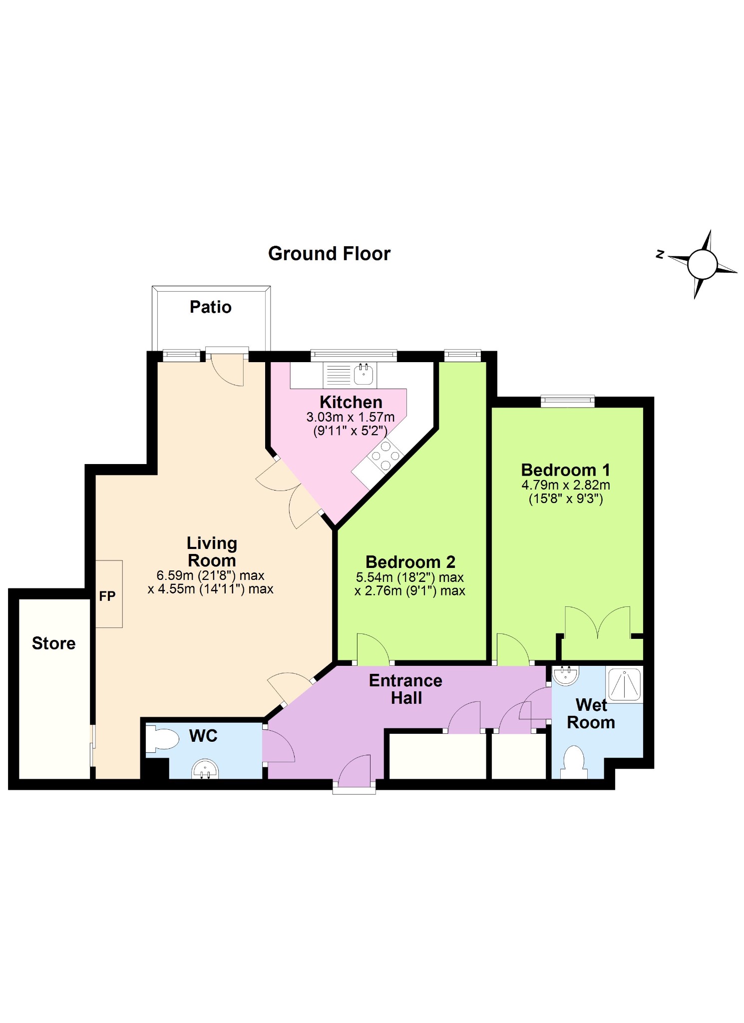 De Moulham Road, Swanage BH19, 2 bedroom flat for sale 64864127