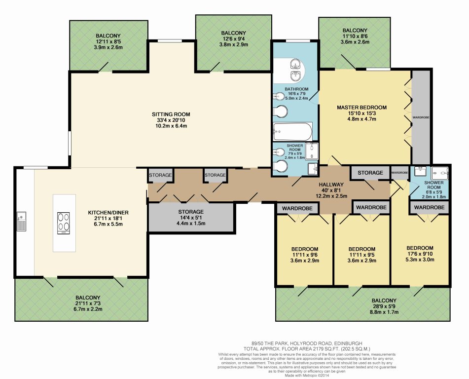 4 Bedrooms Maisonette to rent in Holyrood Road, The Park EH8