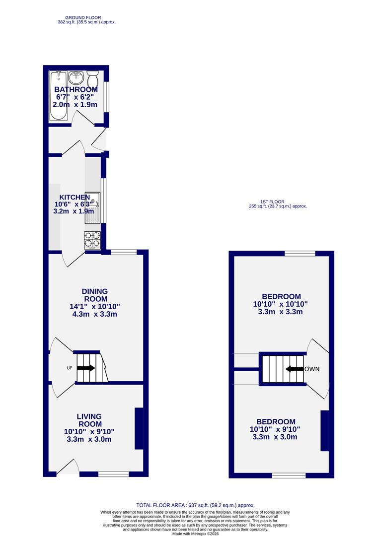 34, Kensington Street, South Bank floorplan