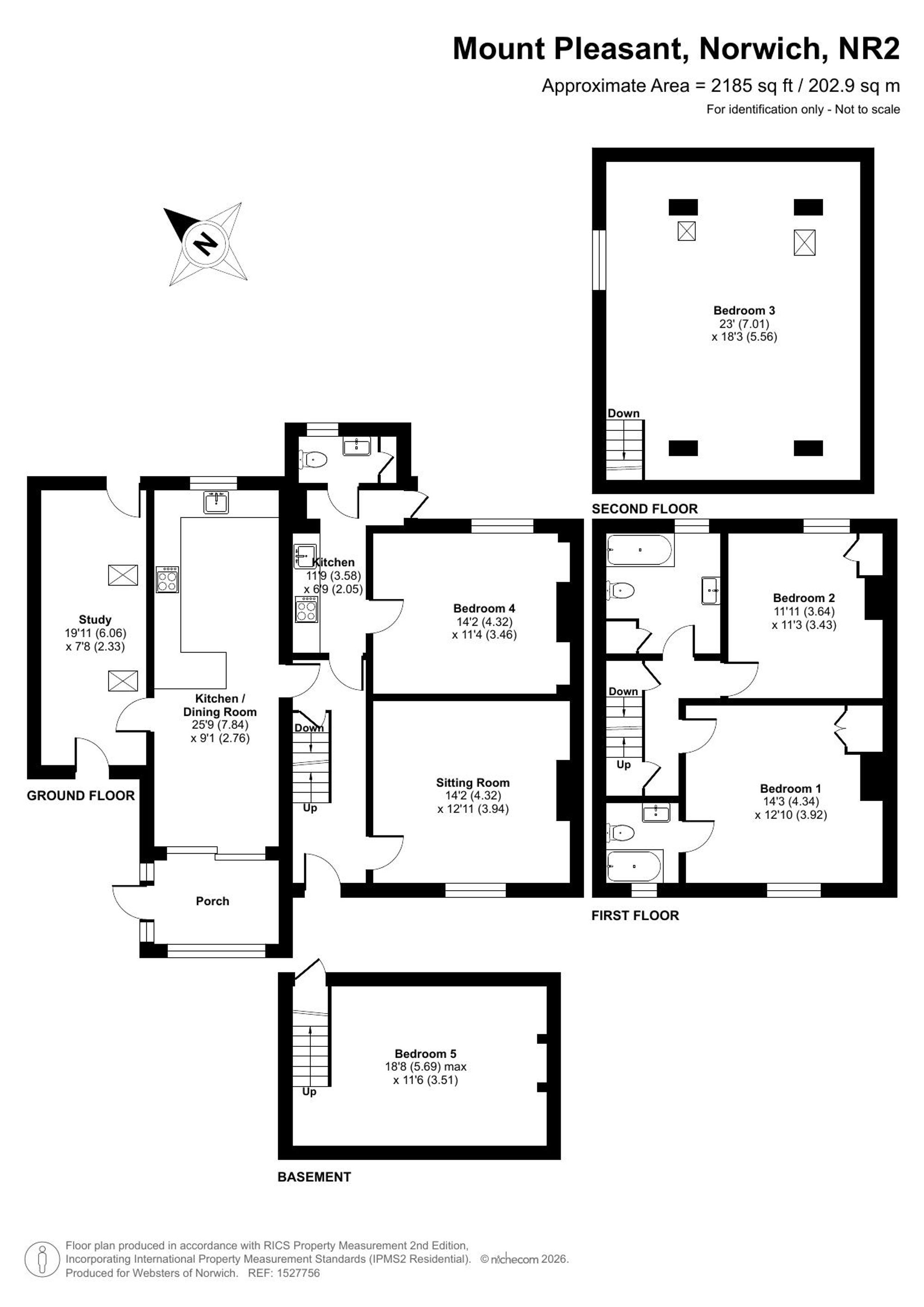 6 Mount Pleasant, Norwich floorplan