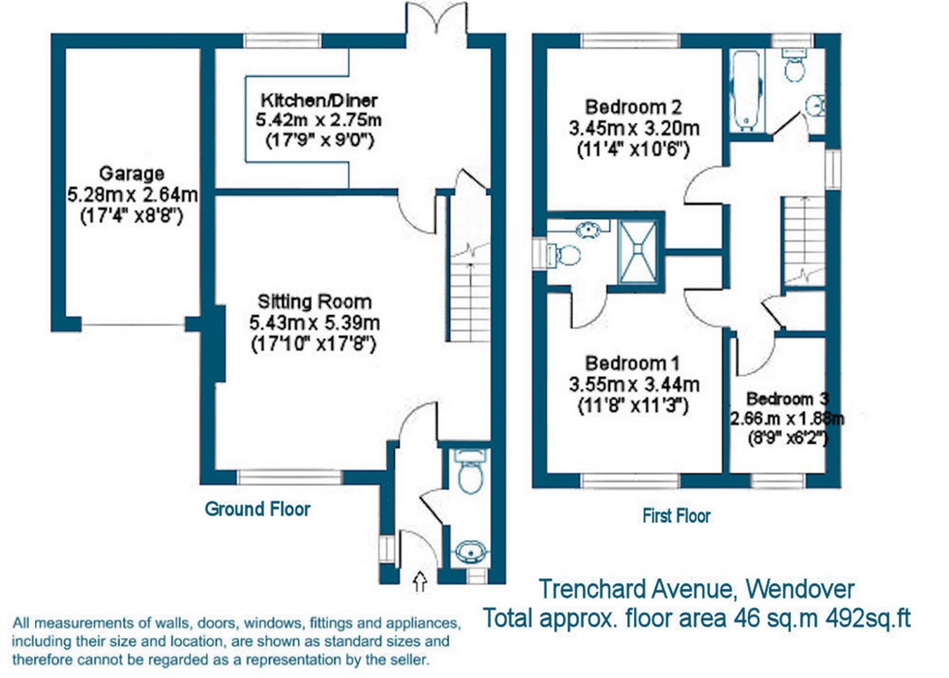 3 Bedrooms Detached house for sale in Trenchard Avenue, Wendover, Buckinghamshire HP22