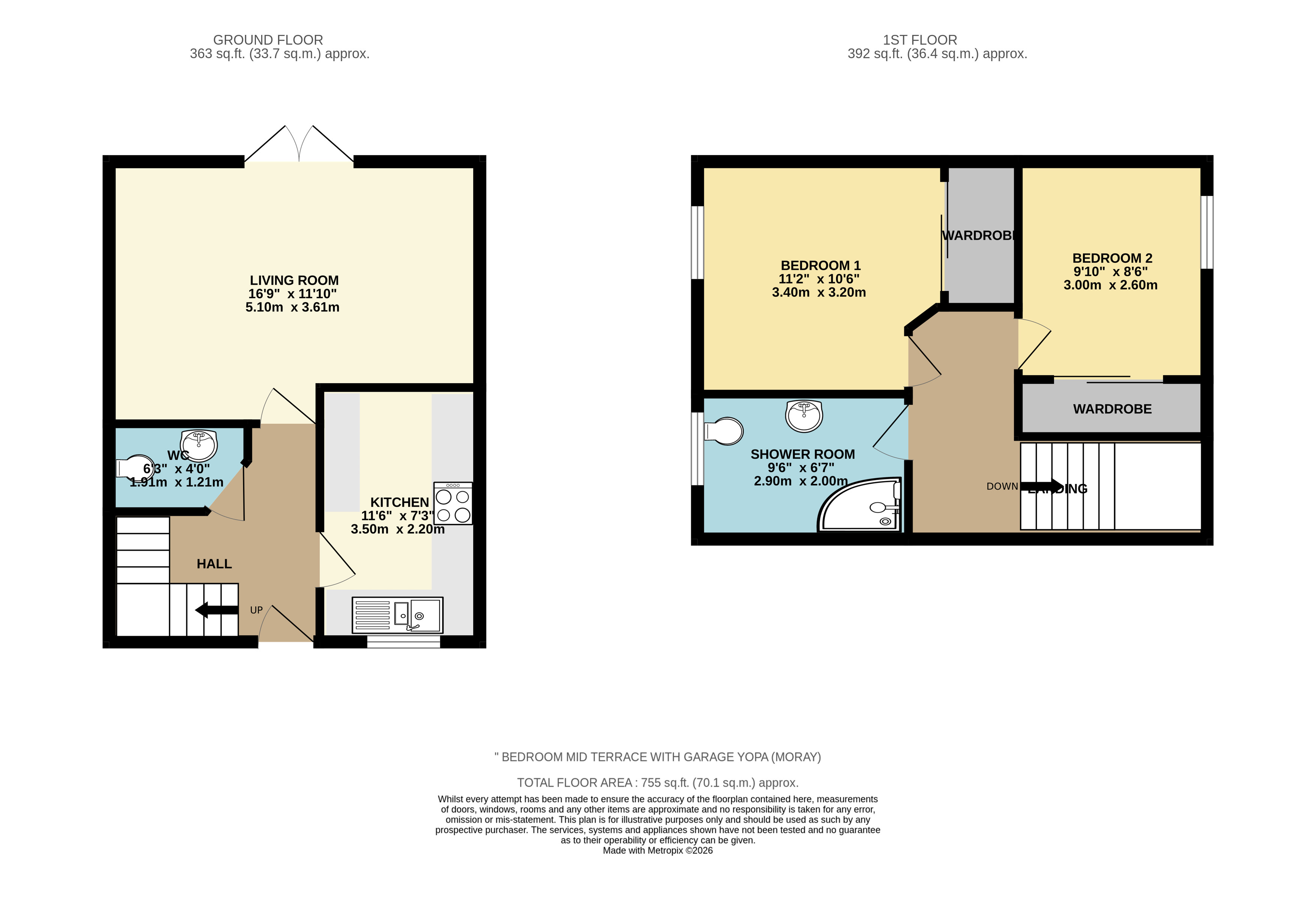 58, Knockomie Rise, Forres floorplan