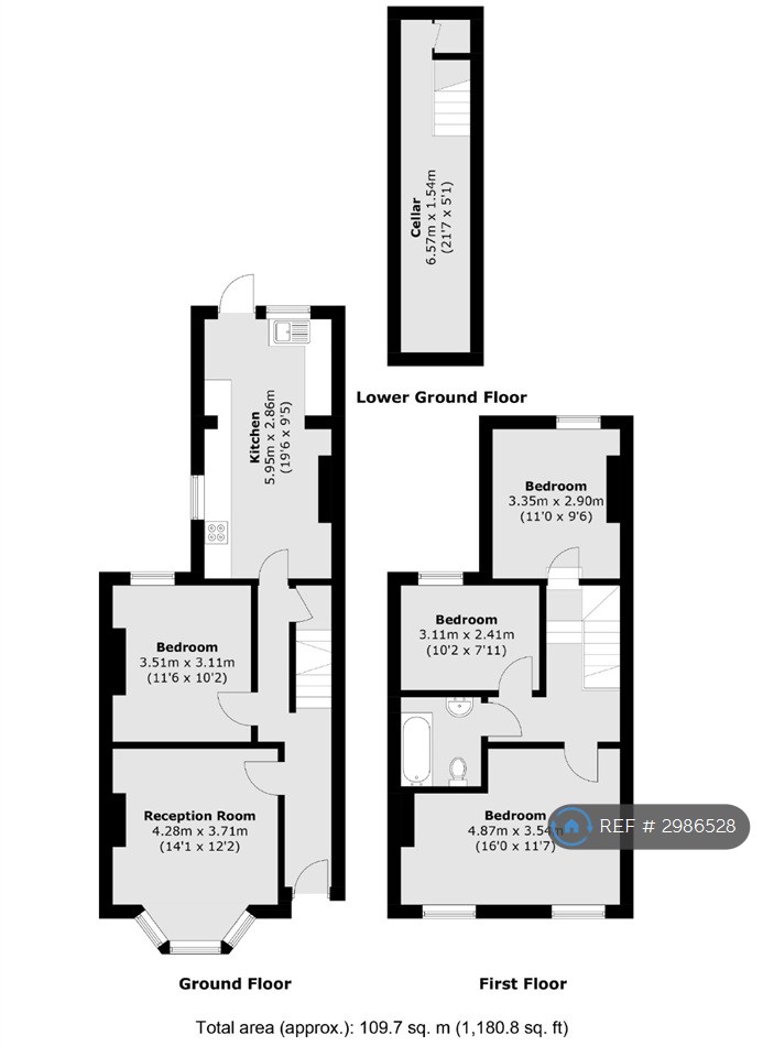 Algernon Road, London floorplan