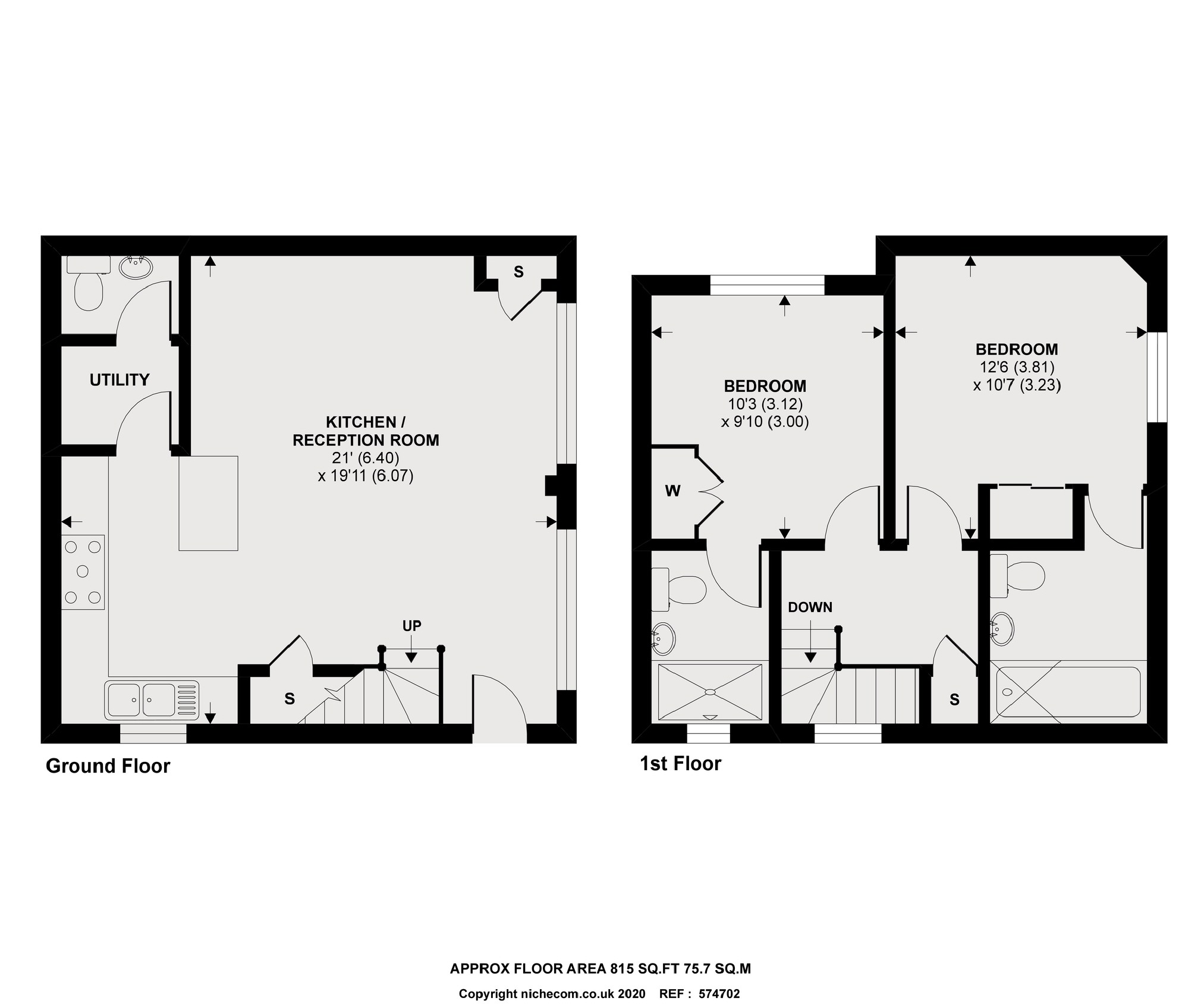12, Montagu Mews South, London floorplan