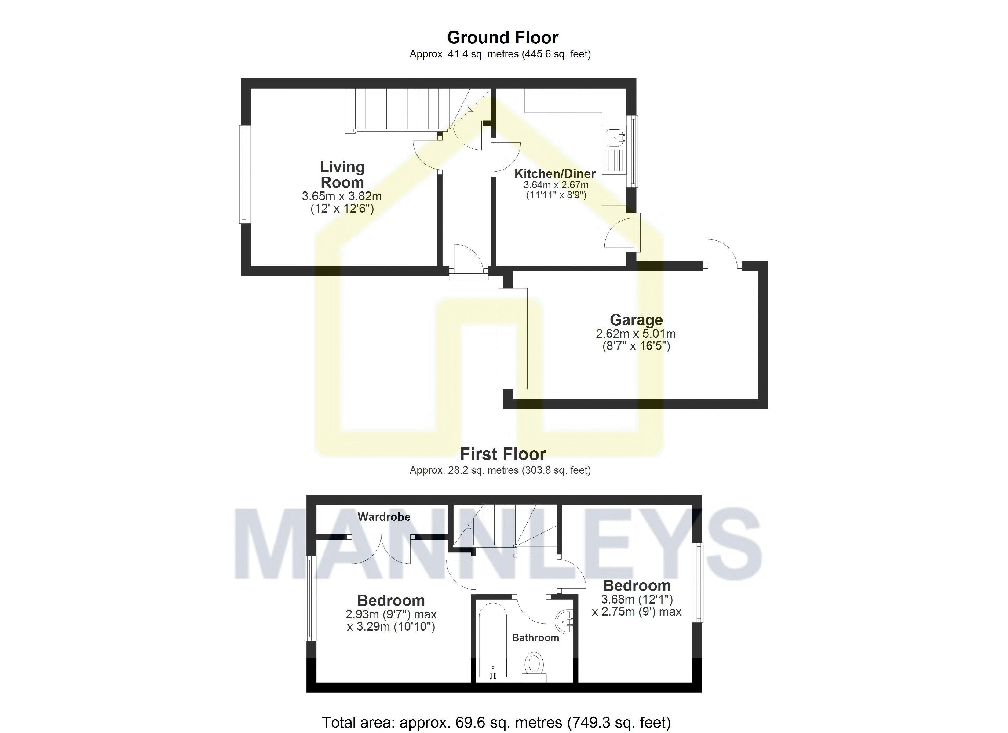 2 Bedrooms Semi-detached house for sale in St. Marks Drive, Wellington, Telford TF1
