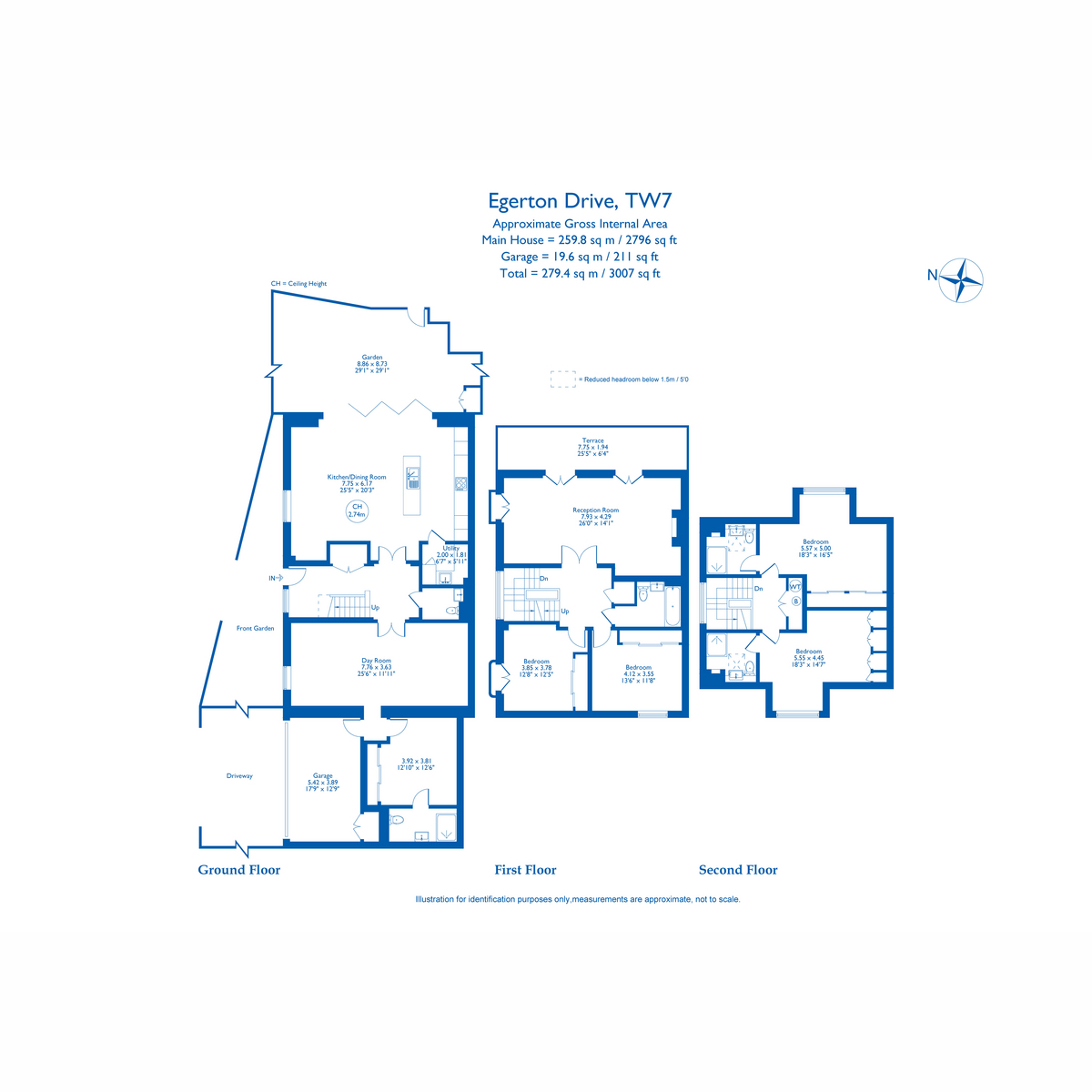 19, Egerton Drive, Isleworth floorplan