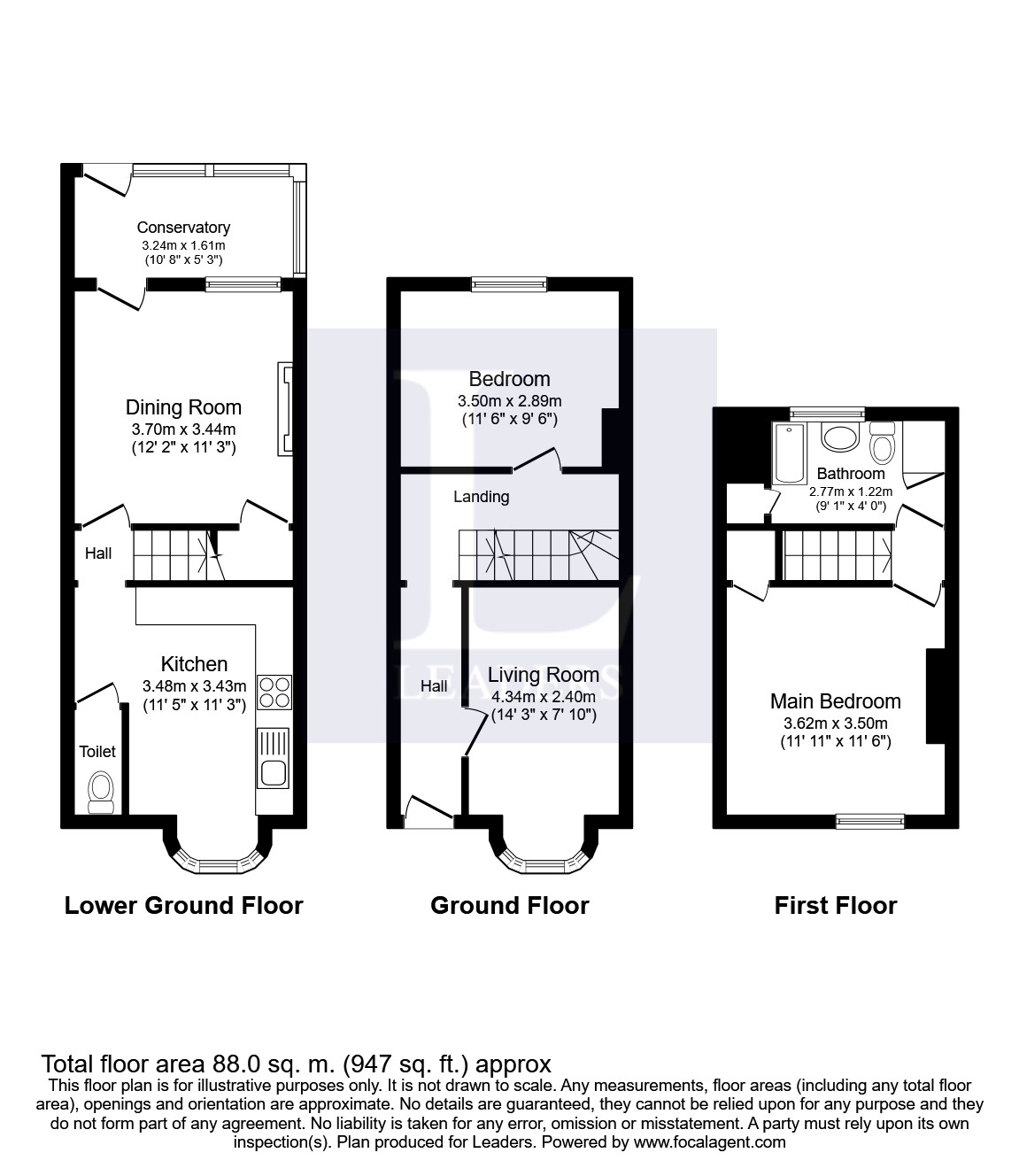 74, St. Leonards Road, Norwich floorplan