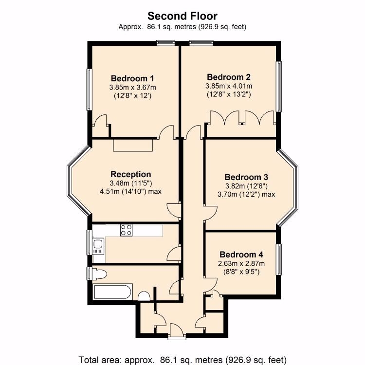 4 Bedrooms Flat to rent in Chiswick Village, London W4