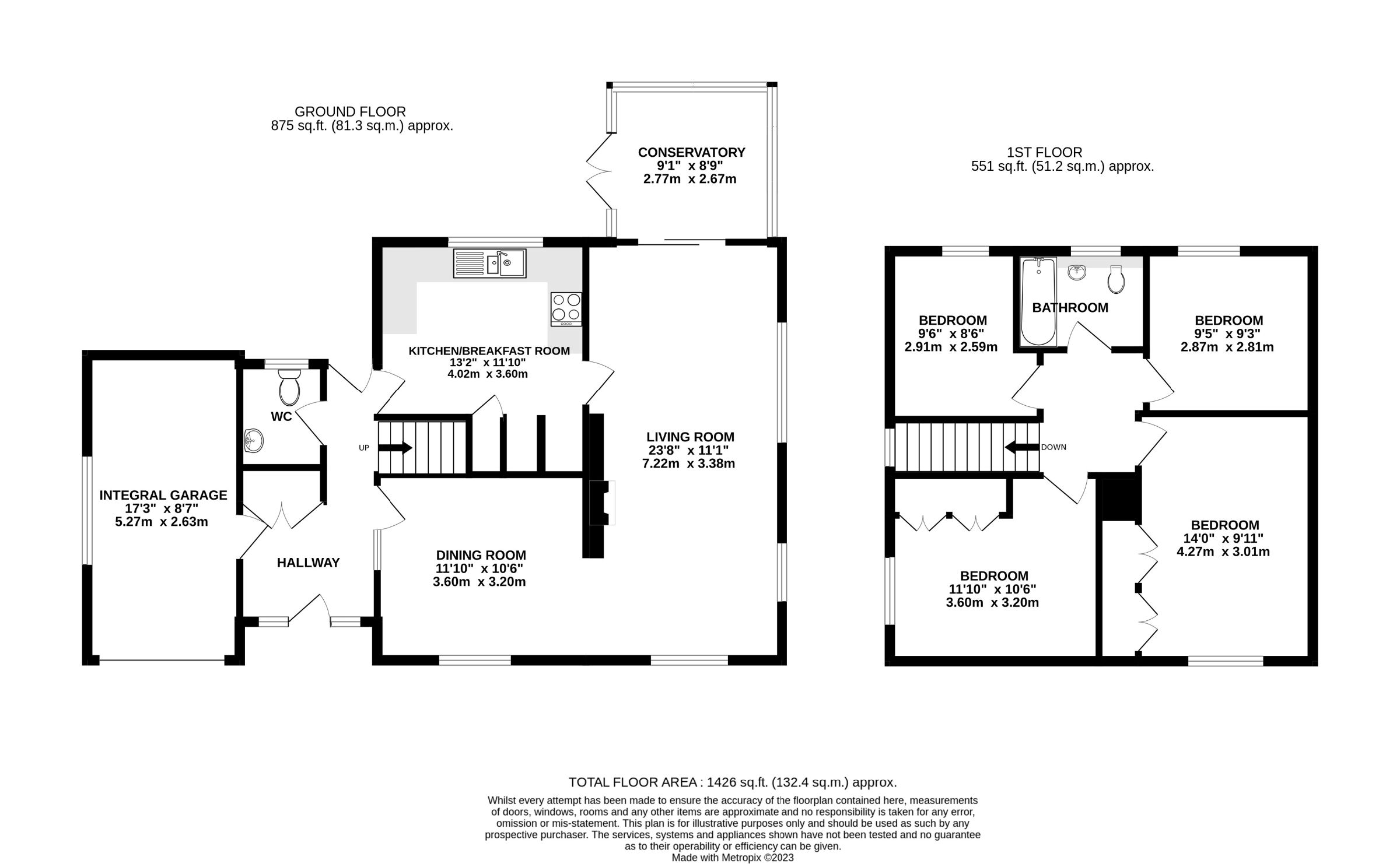 10 Courtlands Road, Chipping Norton floorplan