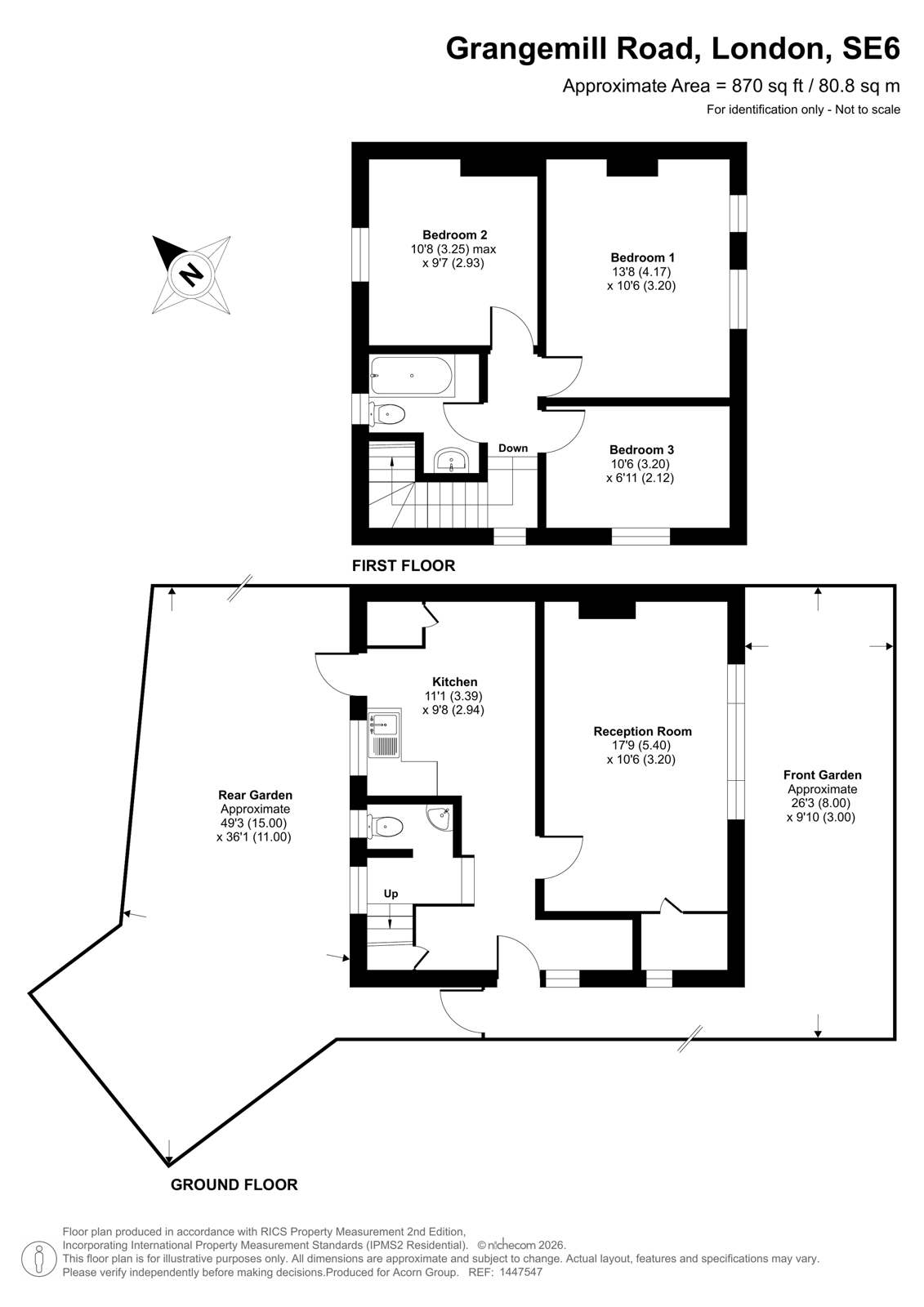 18, Grangemill Road, London floorplan