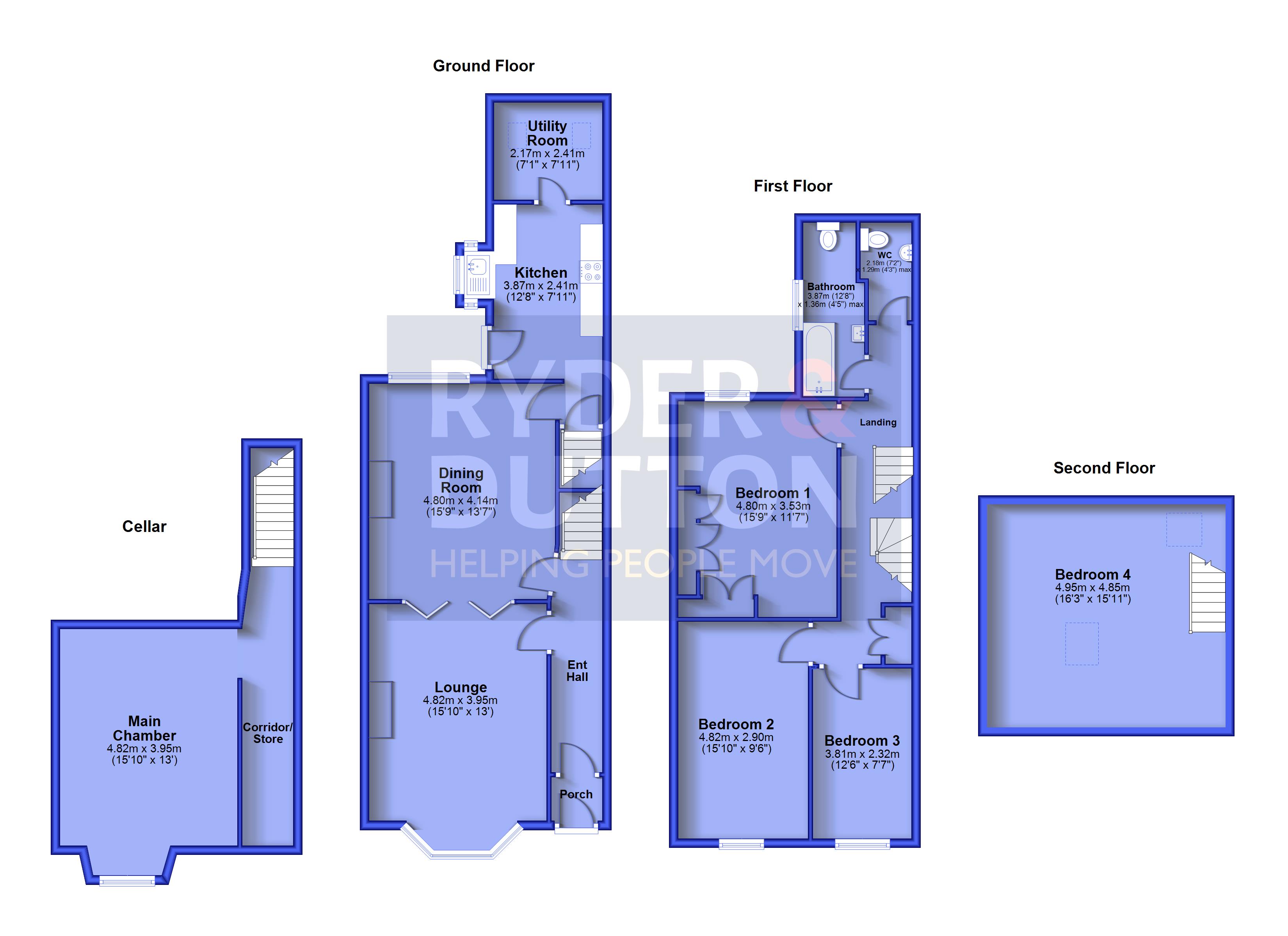 8, Woodlea Bank, Rossendale floorplan