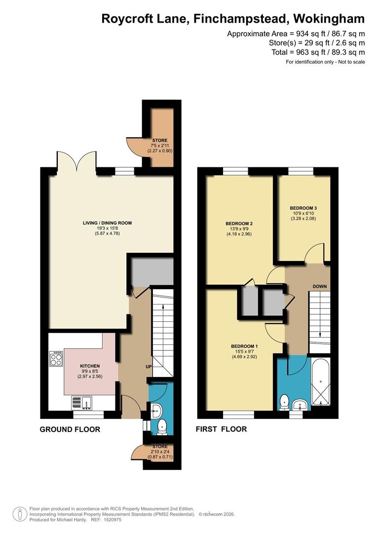 99, Roycroft Lane, Finchampstead floorplan