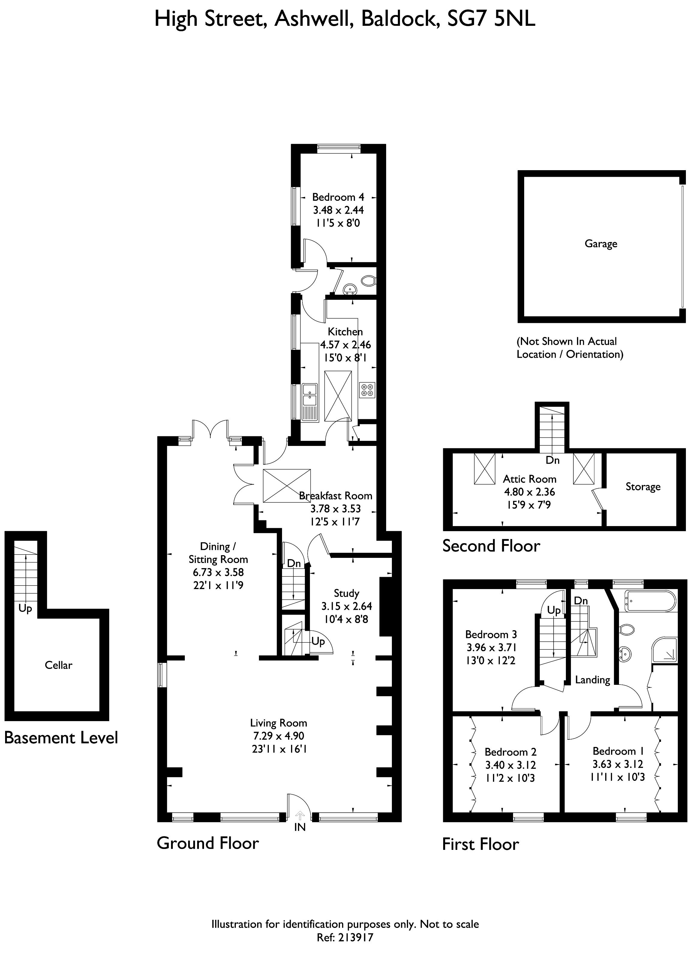 4 Bedrooms Semi-detached house for sale in High Street, Ashwell, Baldock SG7