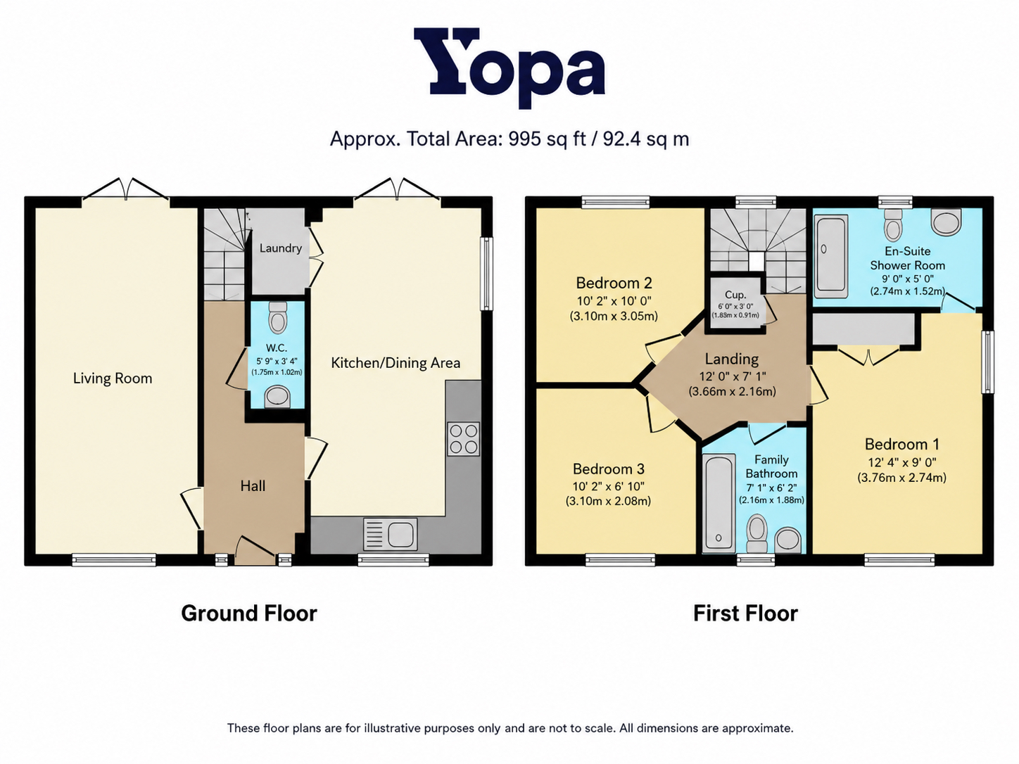 1, Hughes Close, Rugby floorplan
