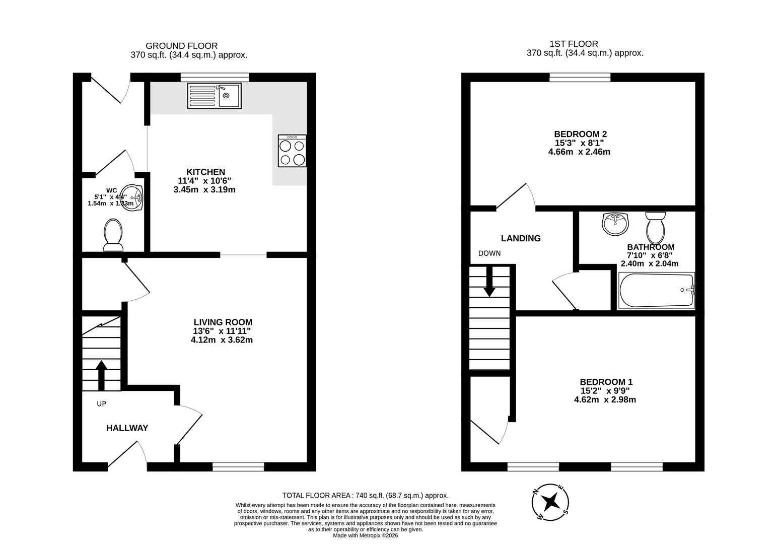 Bindon Abbey Street, Dorchester floorplan