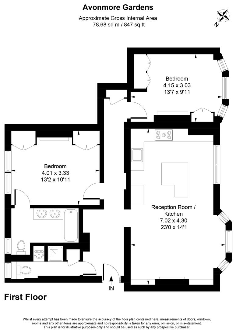 34, Avonmore Gardens, London floorplan