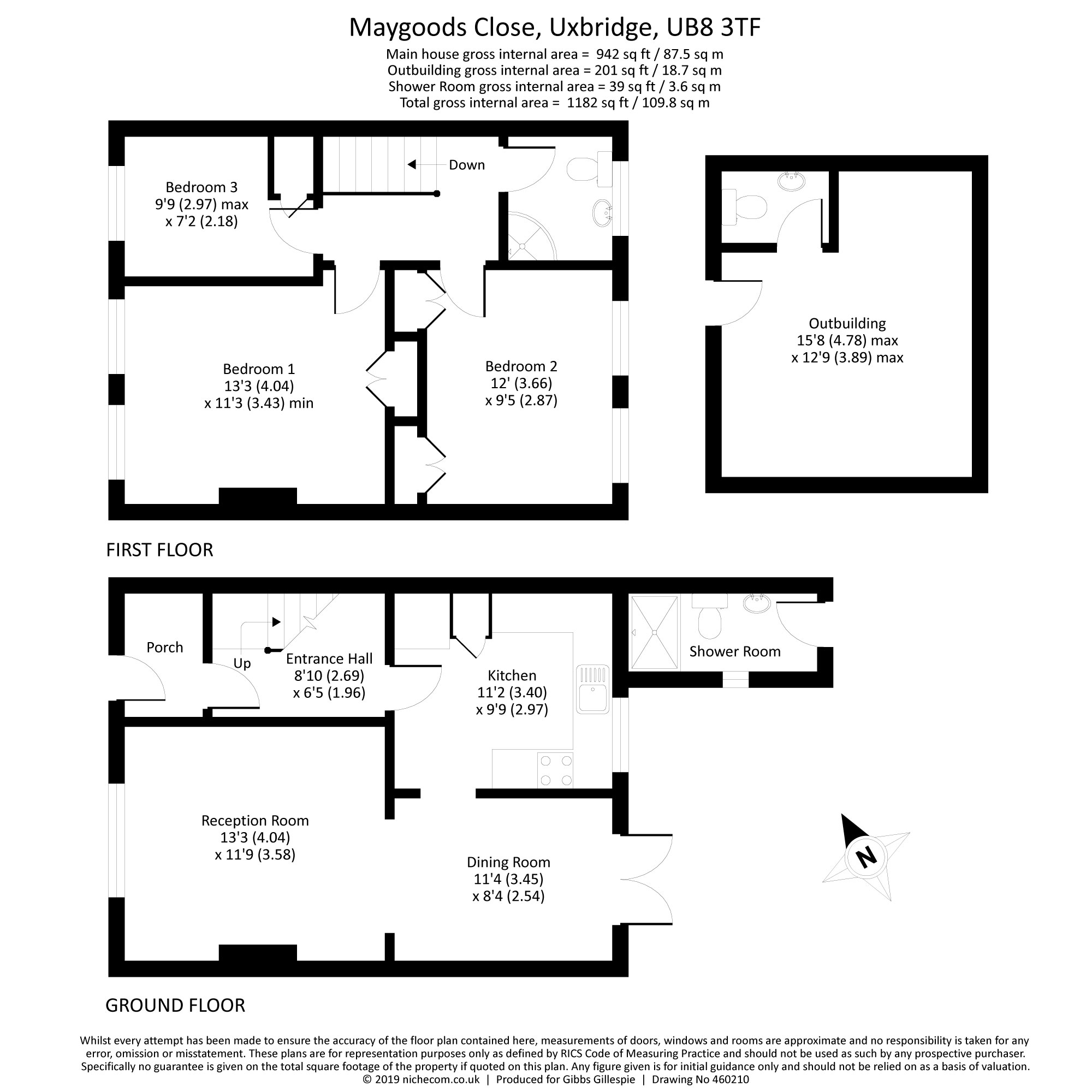 3 Bedrooms Terraced house for sale in Maygoods Close, Uxbridge, Middlesex UB8
