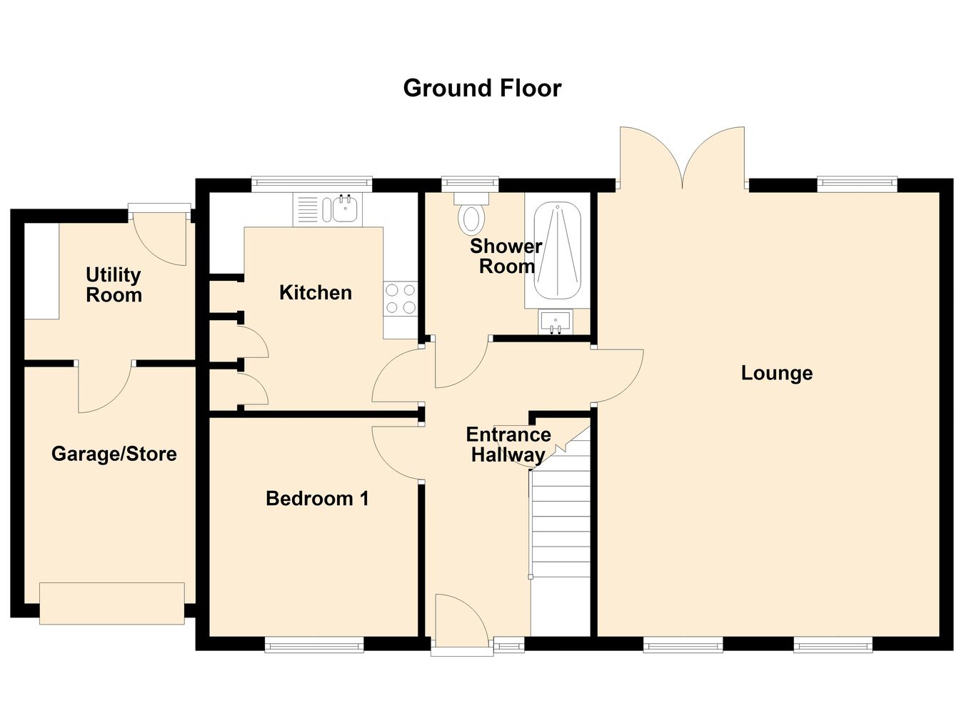 33, Dolphin Court, New Quay floorplan
