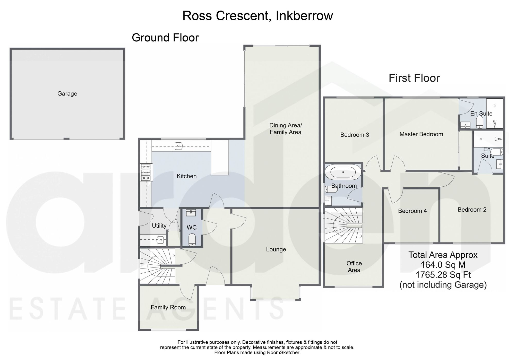 53 Ross Crescent, Worcester floorplan