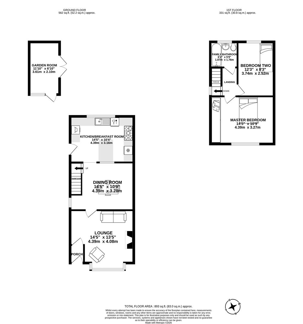 4, Oakmere Avenue, Chorley floorplan