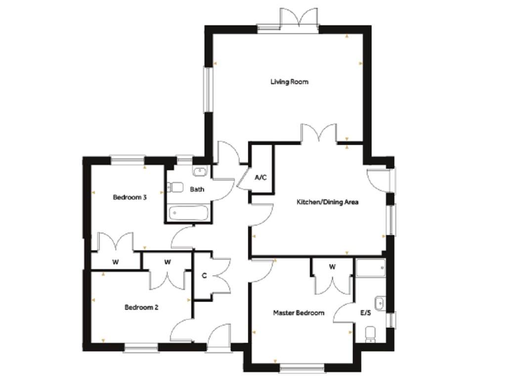 Plot 61c, The Swift, Monarch Rise, Off The Folley, Colchester floorplan