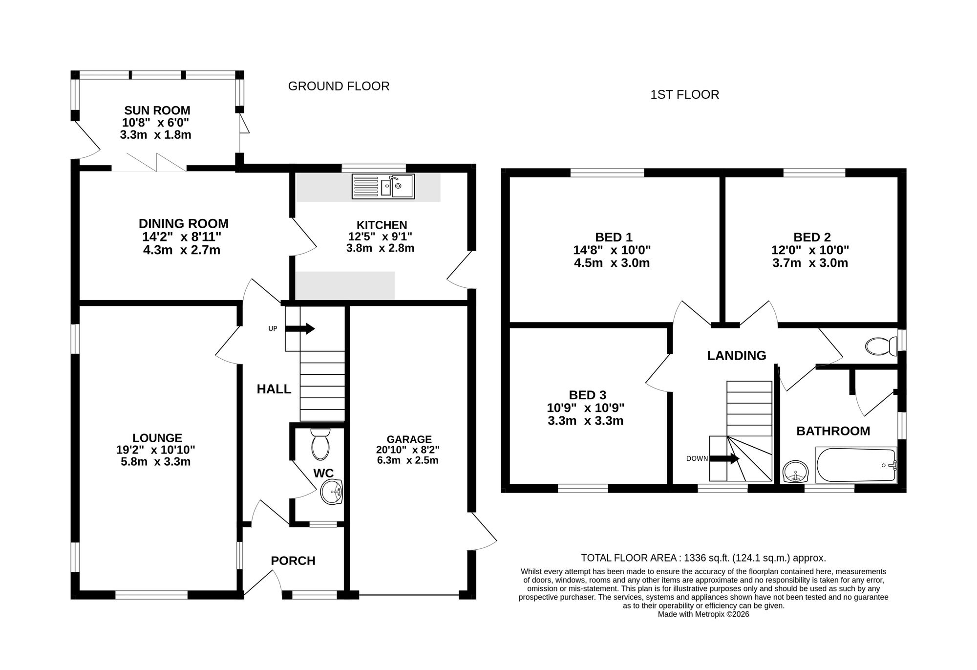 15 Woburn Drive, Altrincham floorplan