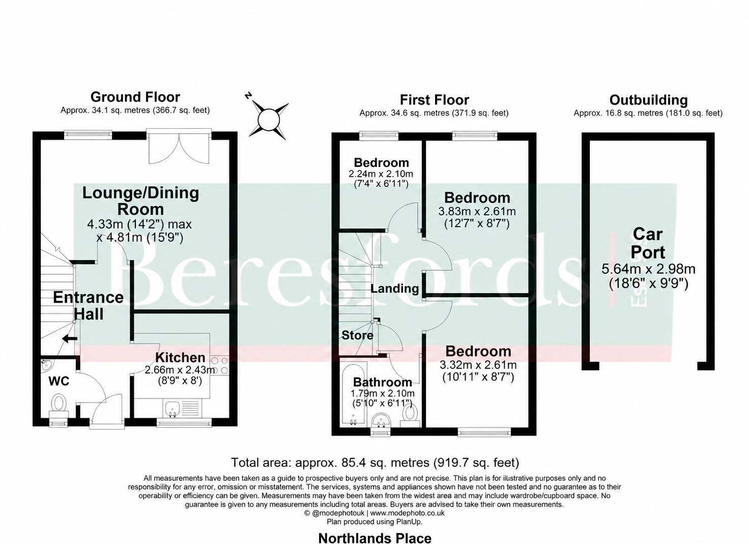 11, Northlands Place, Essex floorplan