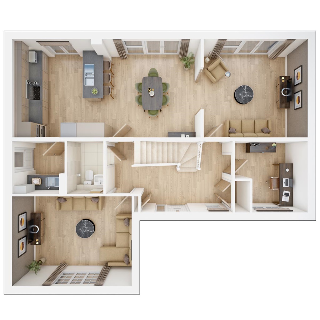 The Wadeford - Plot 119, The Vista At Barton Grange, Higham Road, Barton-Le-Clay floorplan