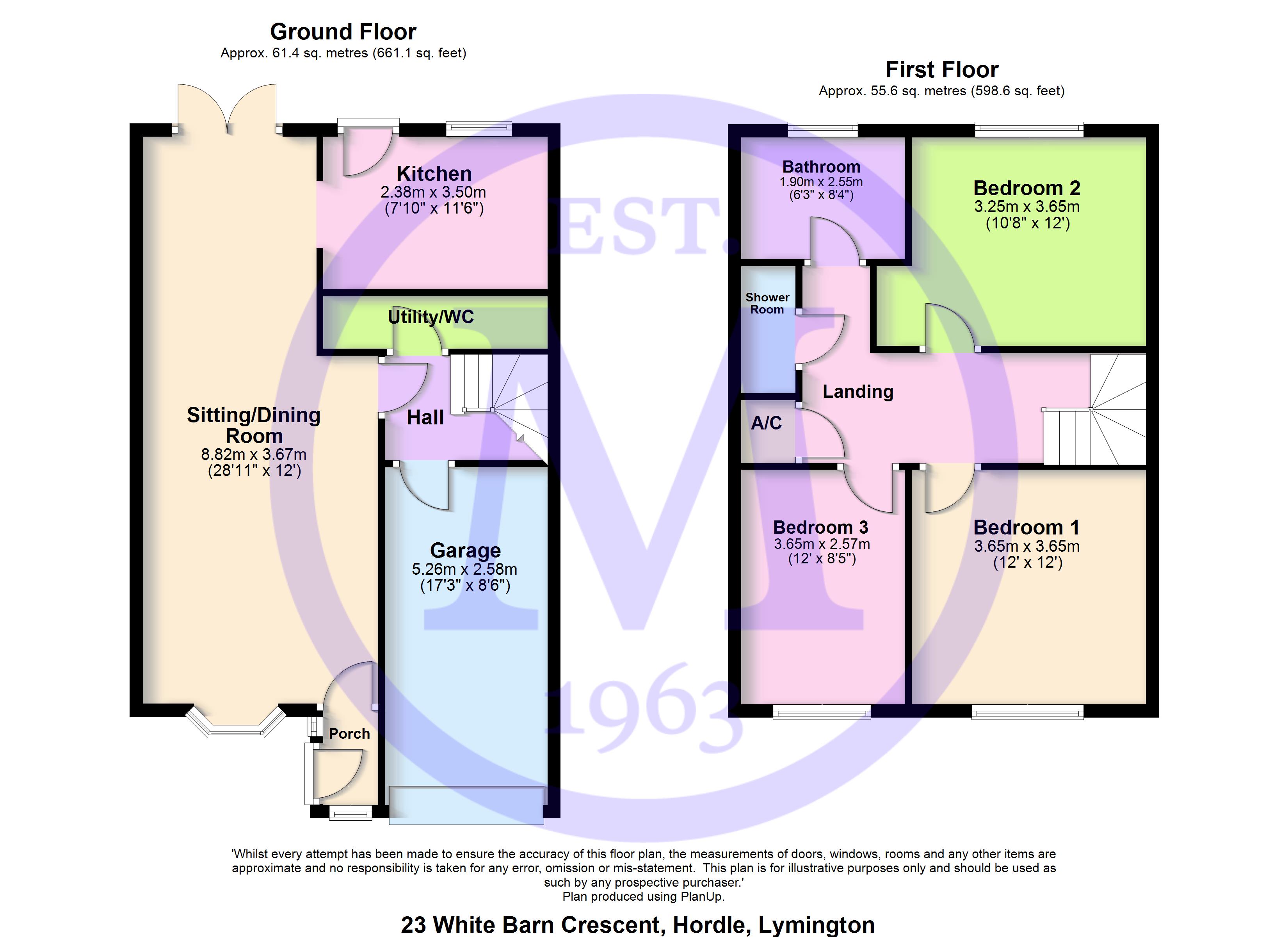 White Barn Crescent, Hordle, Lymington, Hampshire SO41, 3 bedroom semi