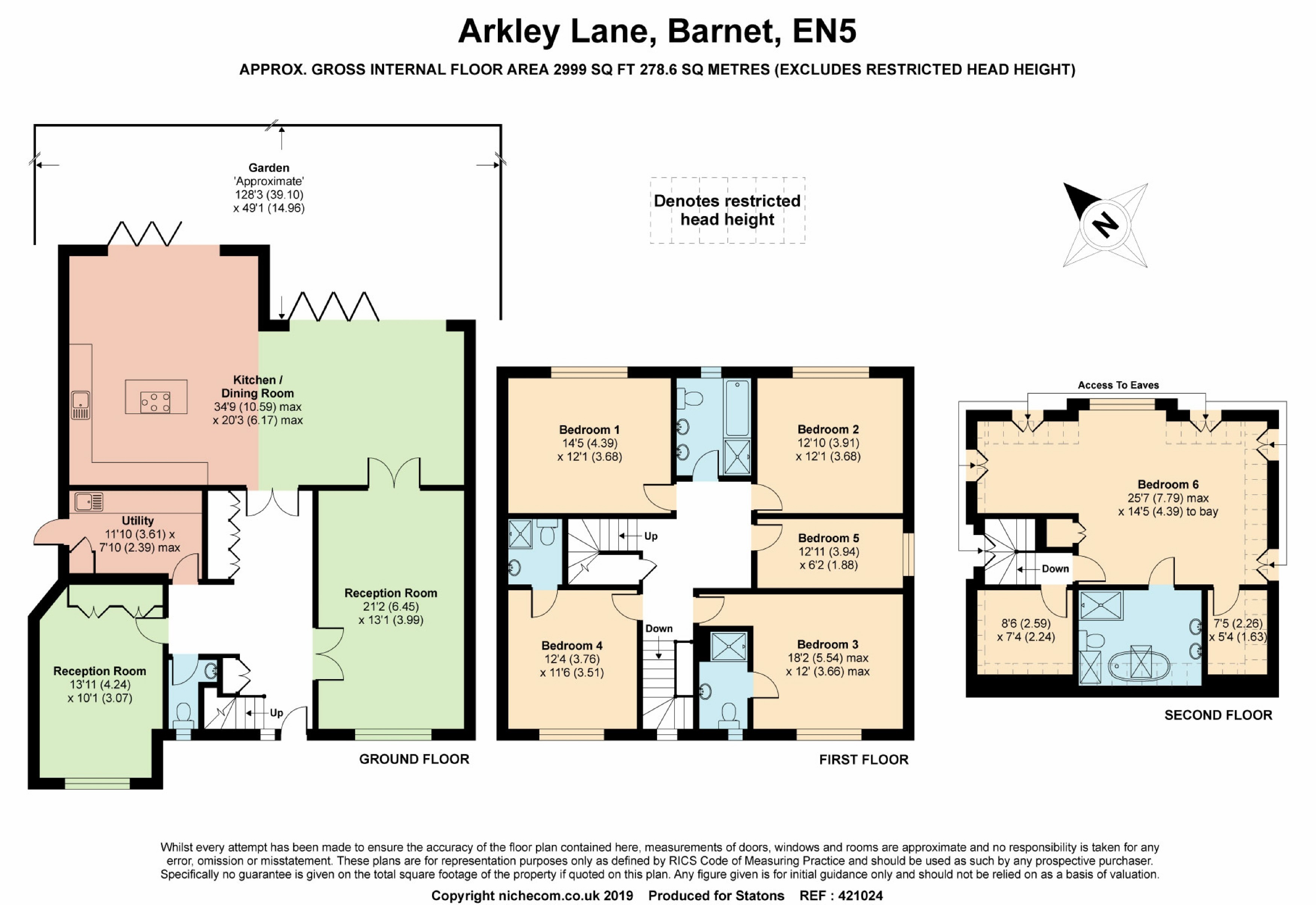 6 Bedrooms Detached house for sale in Arkley Lane, Arkley, Hertfordshire EN5