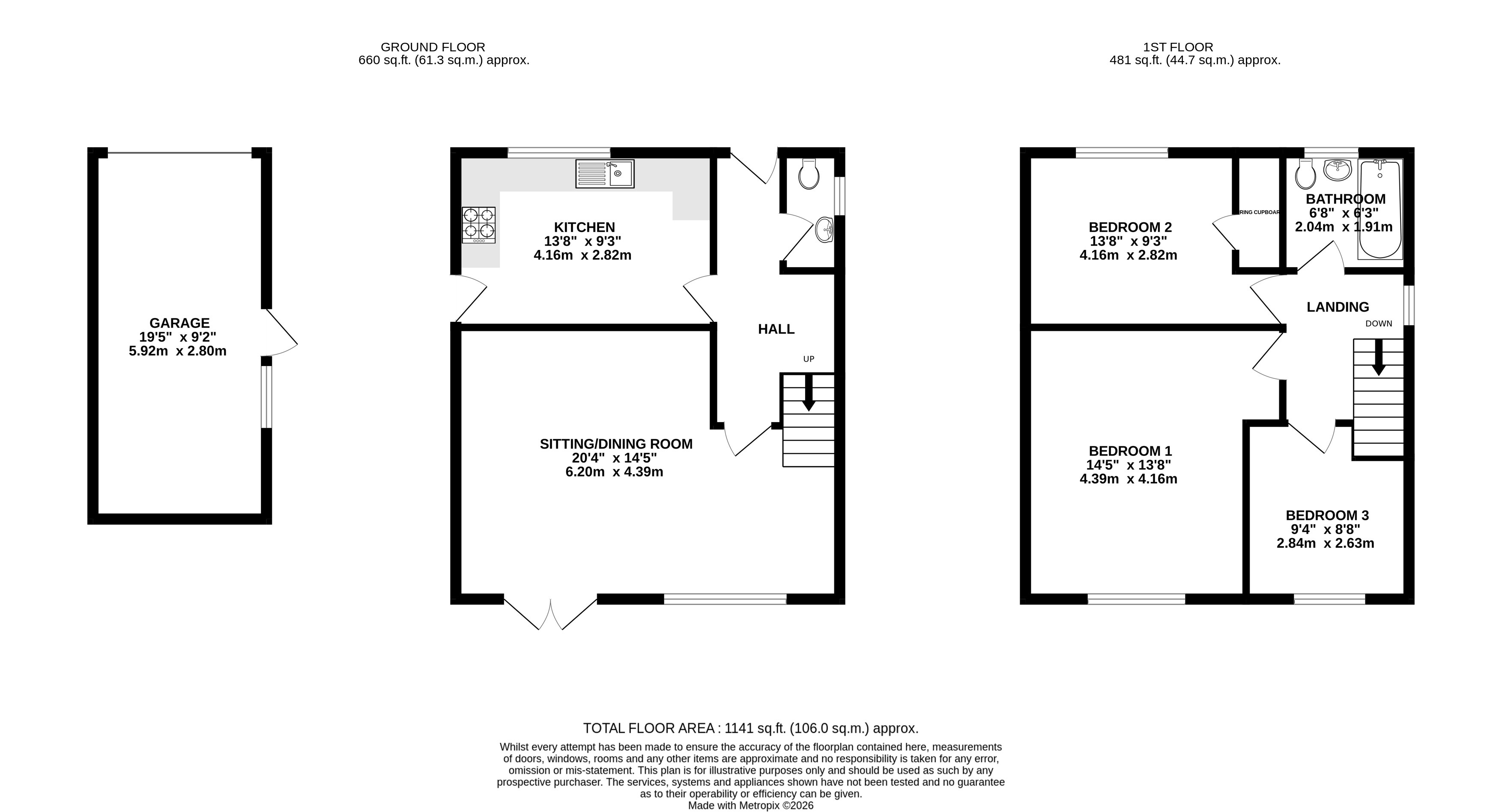 8, Long Close, Hungerford floorplan