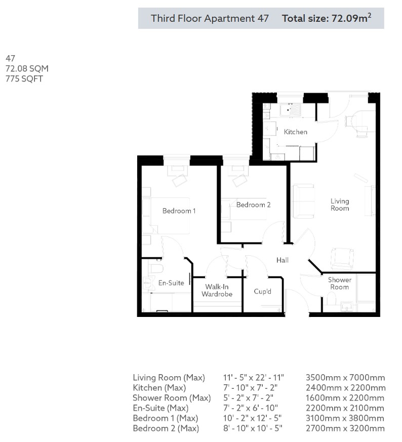 Plot 47, Romeo Place,, Romeo Place, Warwickshire floorplan