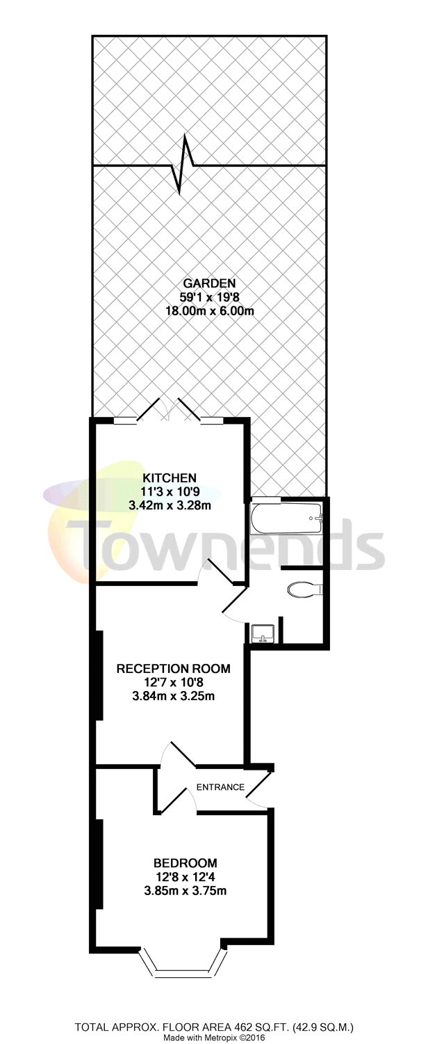 1 Bedrooms Flat to rent in Richmond Road, Ealing, London W5