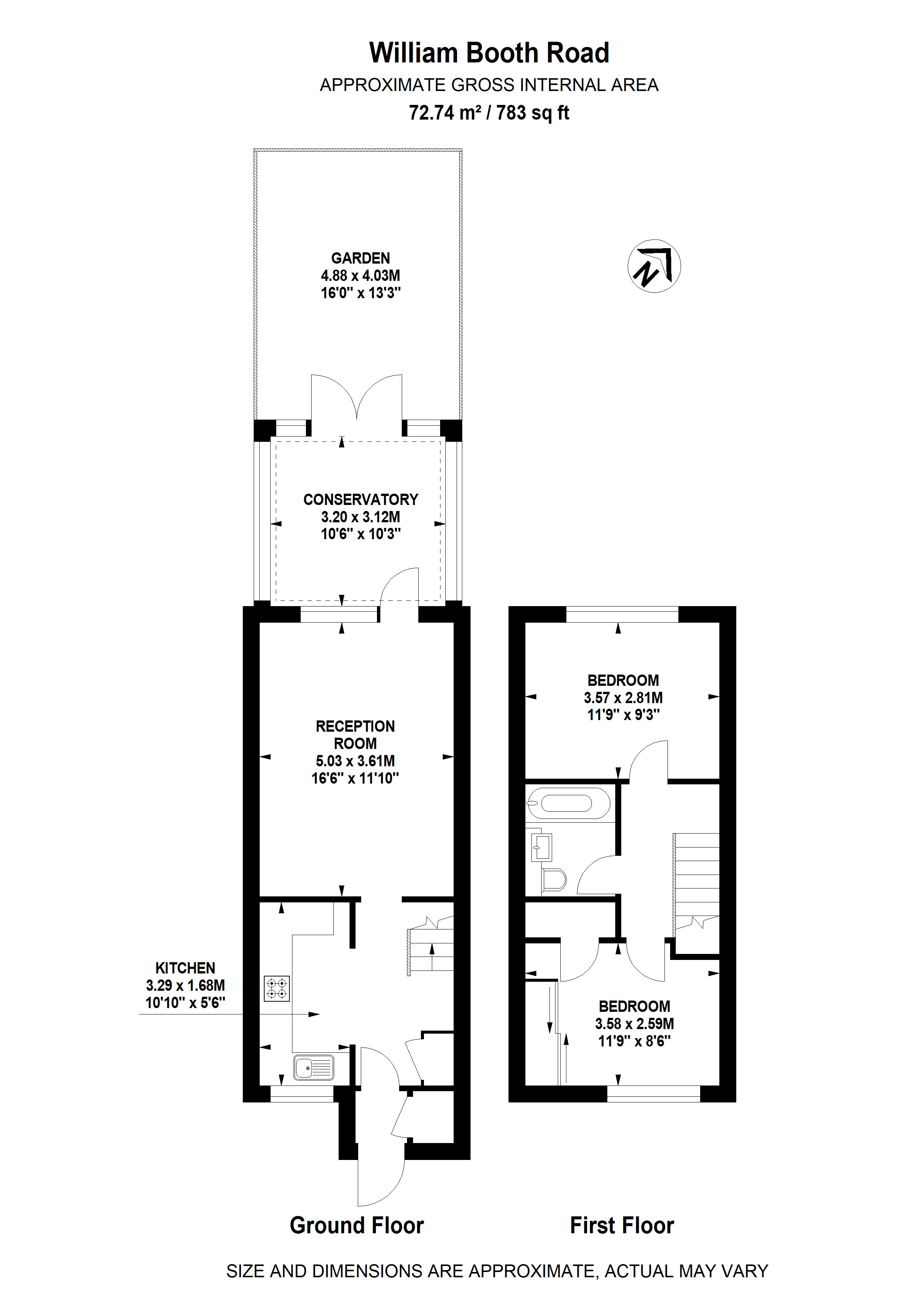 69, William Booth Road, London floorplan