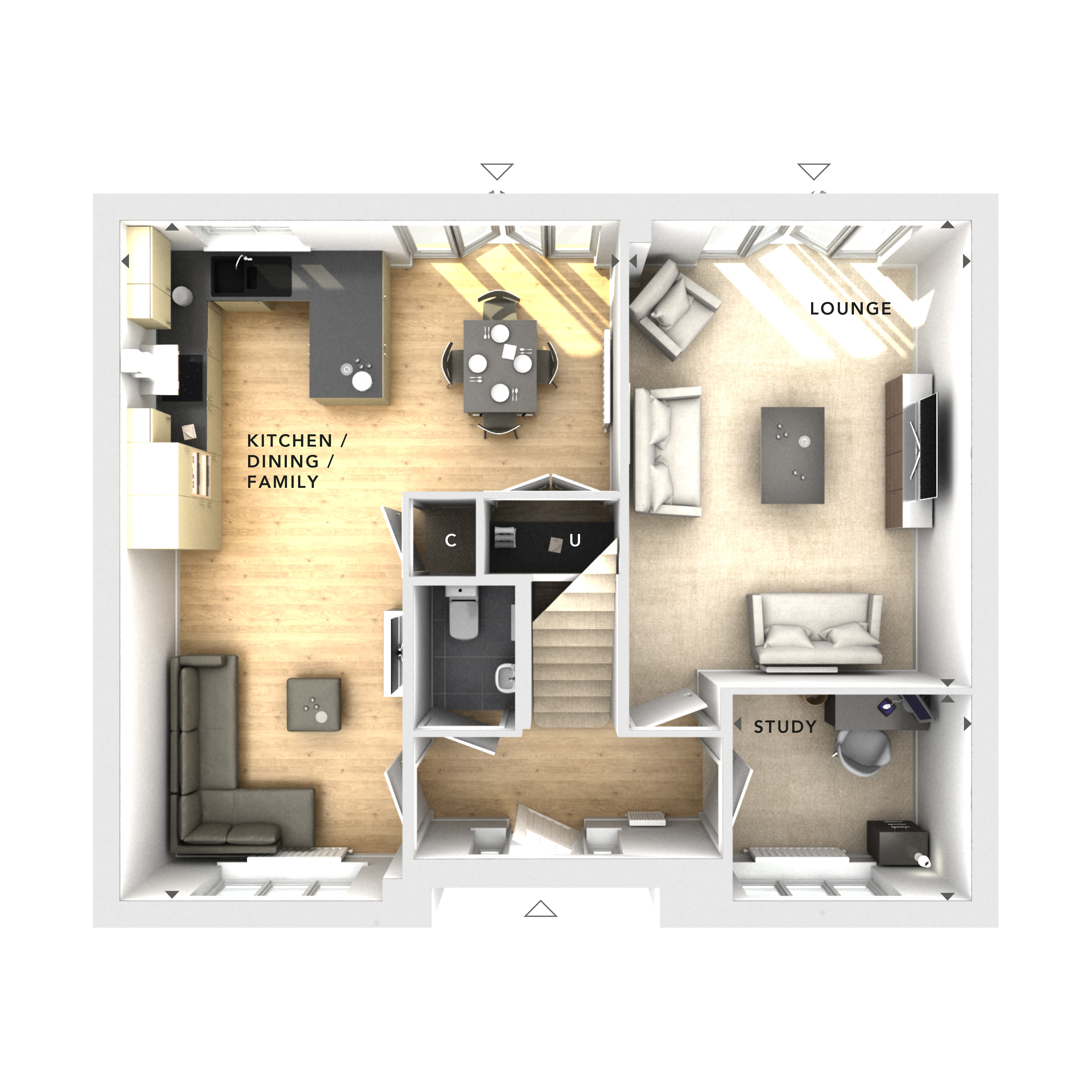 29, Alcester Road, Shottery floorplan