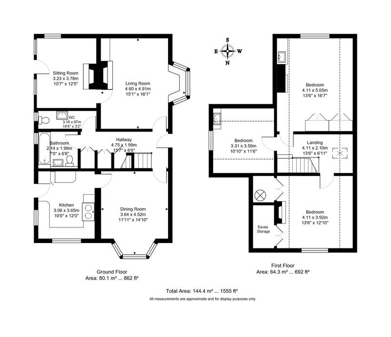 3 Bedrooms Detached house to rent in Legsheath Lane, East Grinstead RH19