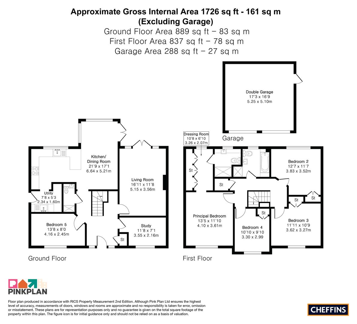 27, Old Pinewood Way, Papworth Everard floorplan