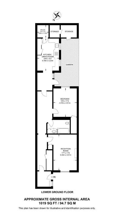 209A, Sussex Gardens, London floorplan
