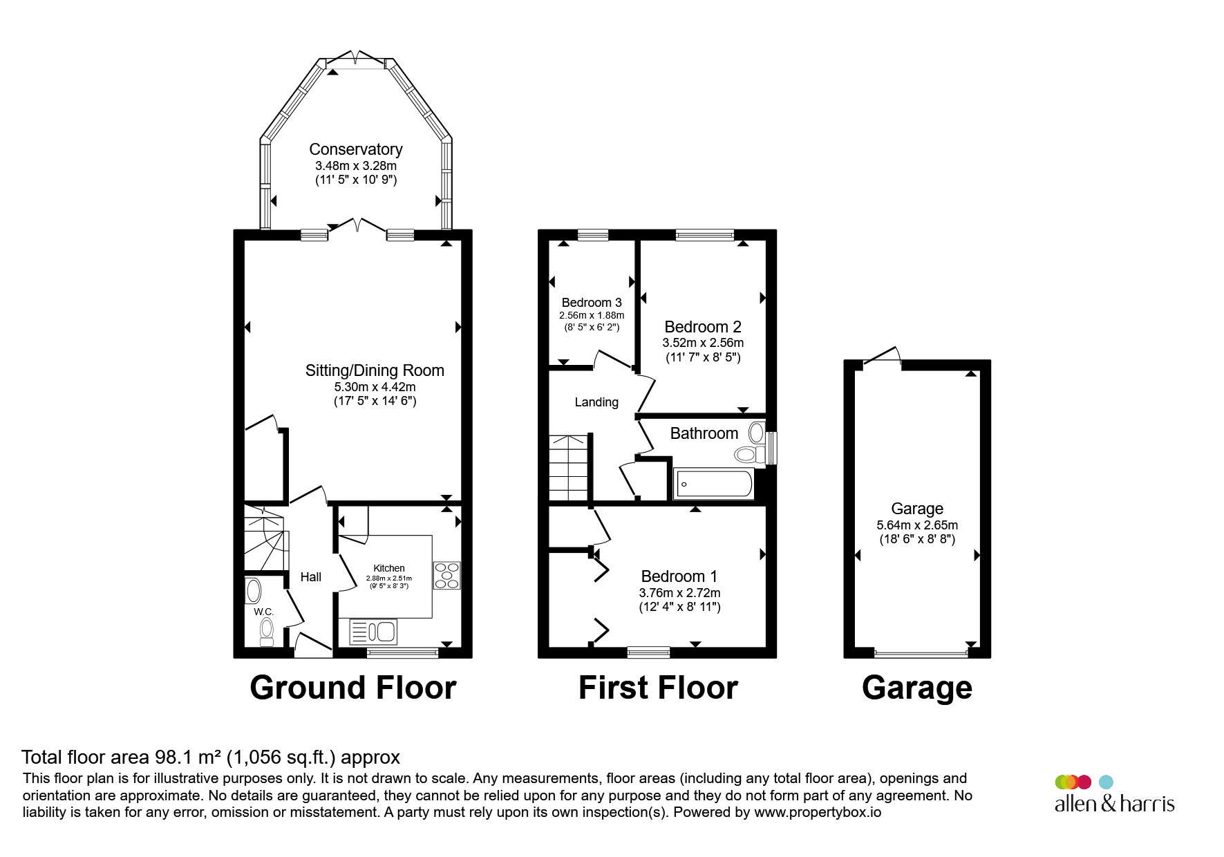 5, Century Close, Faringdon floorplan