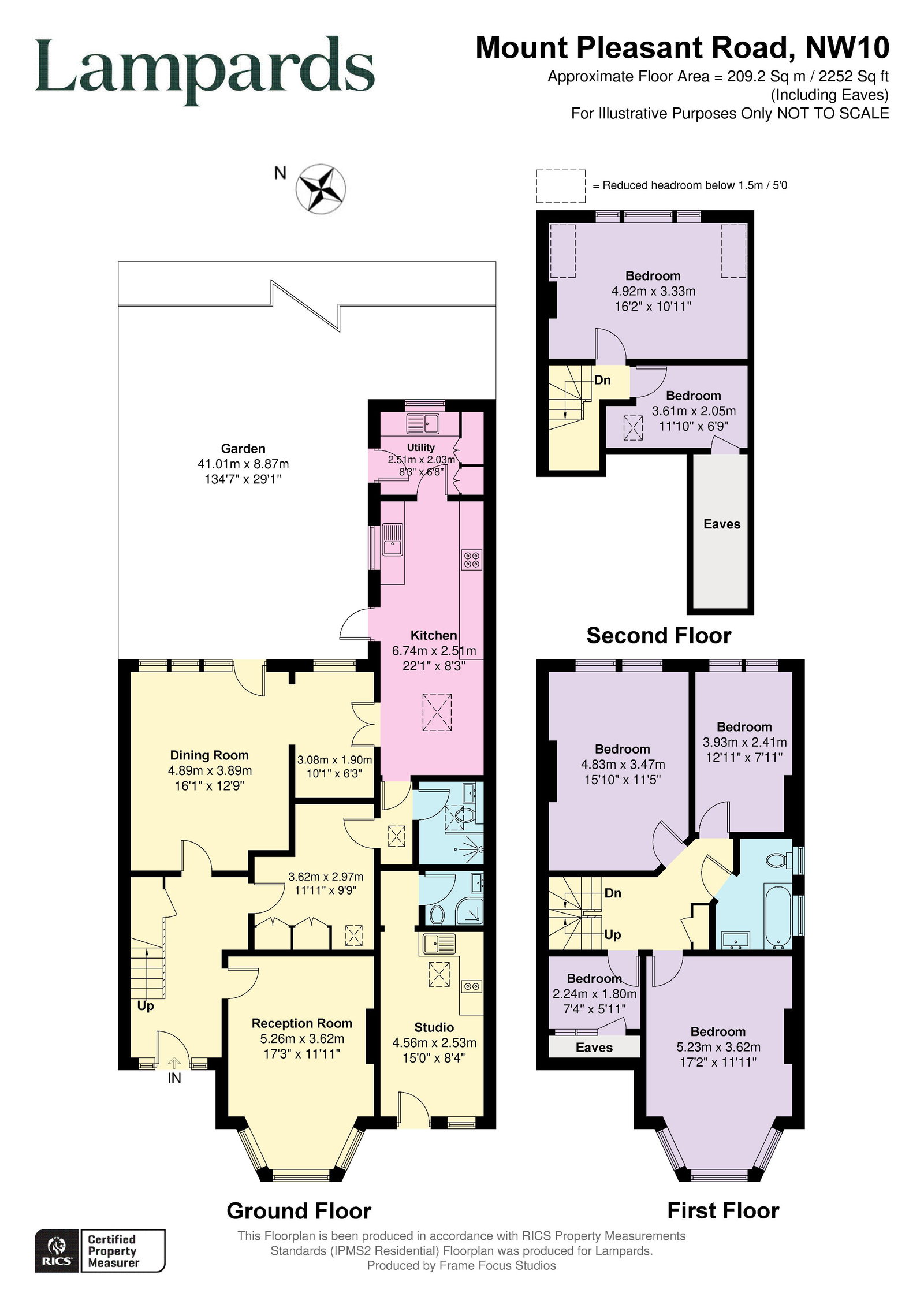 62, Mount Pleasant Road, London floorplan