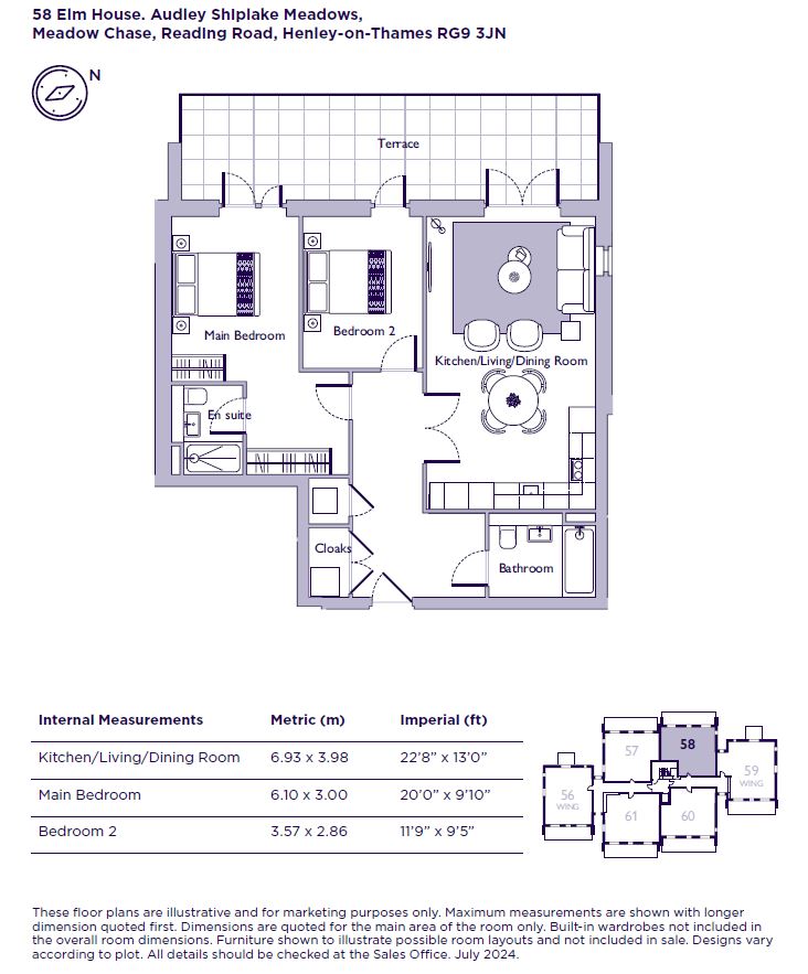 Plot 2, Mulberry House, 2, Meadow Chase, Henley-On-Thames floorplan