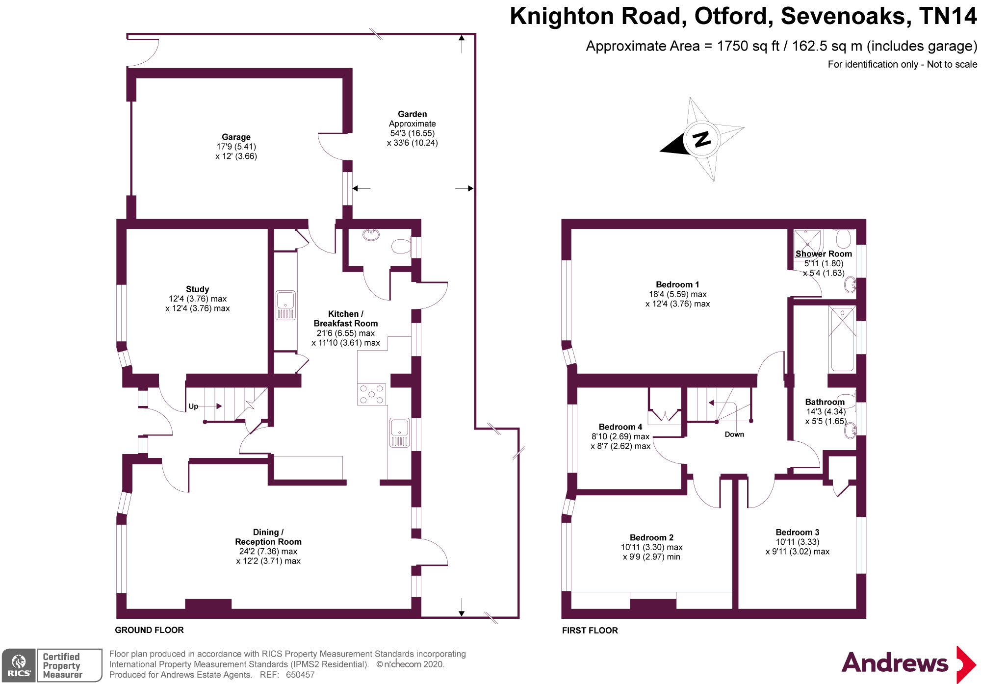 4 bed semidetached house for sale in Knighton Road, Otford, Sevenoaks