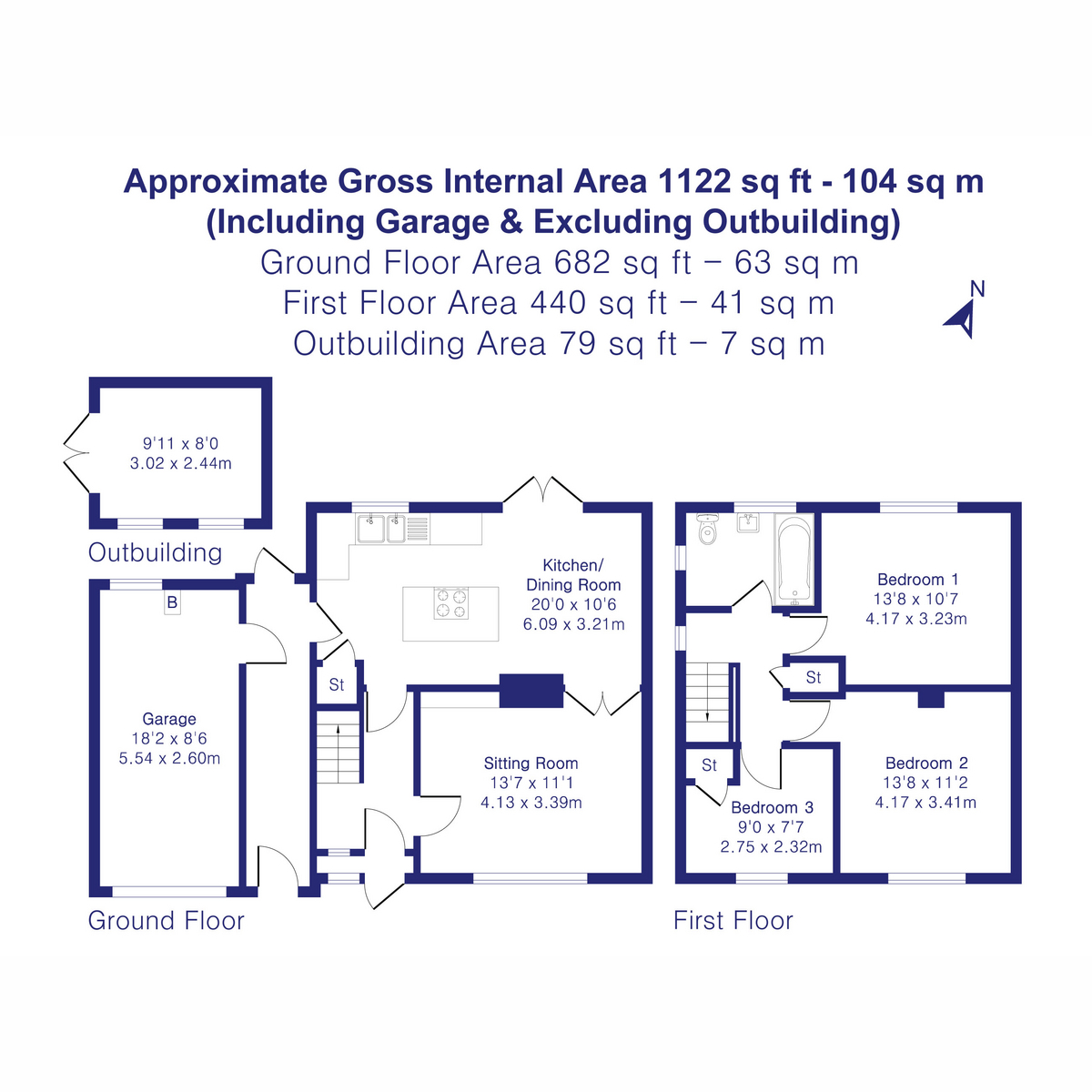 64, Mill Lane, Upper Heyford floorplan