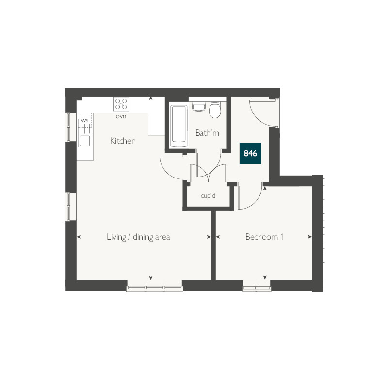 846, Kingsmead Avenue, Chichester floorplan