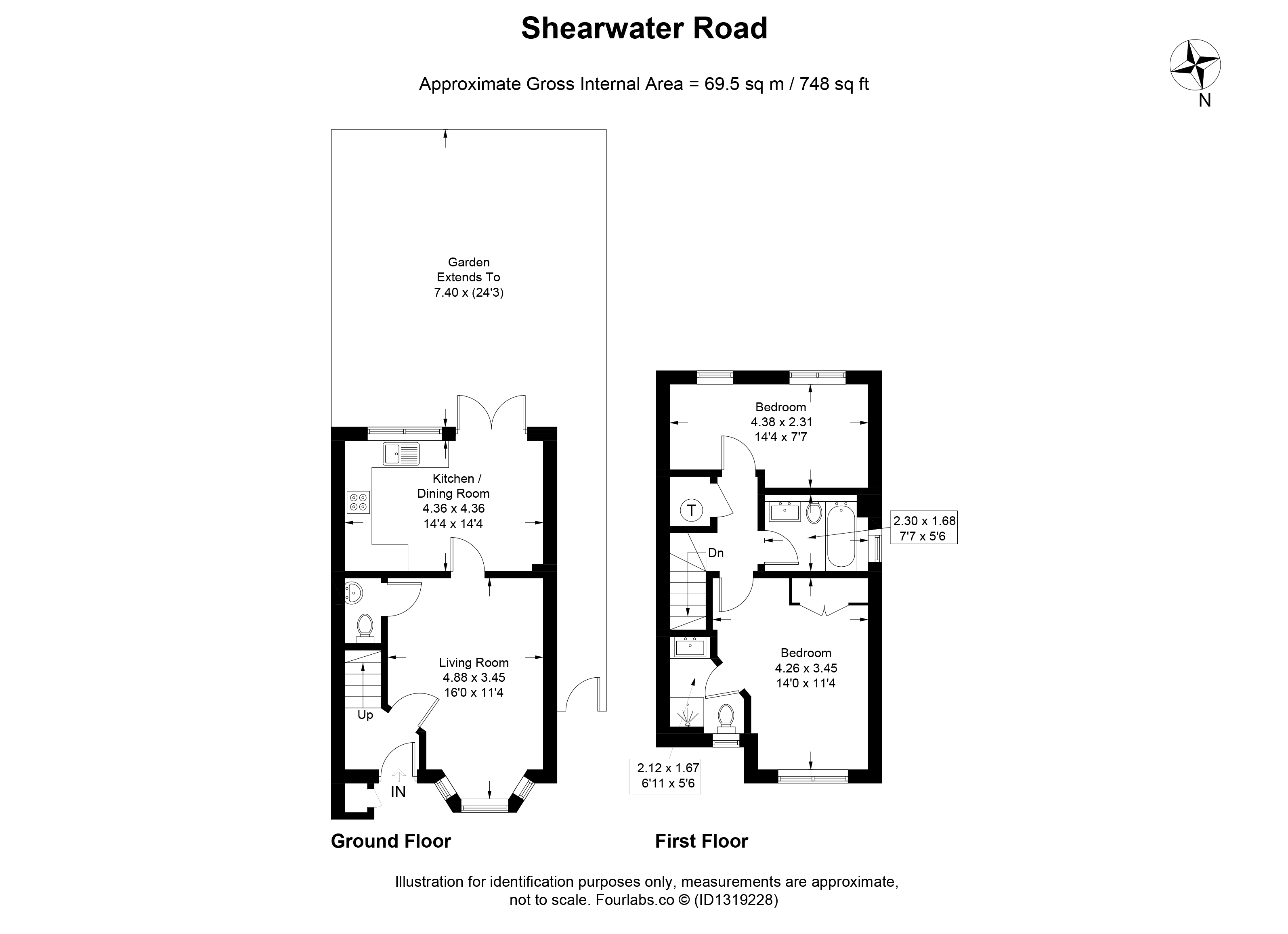 4, Shearwater Road, Sutton floorplan