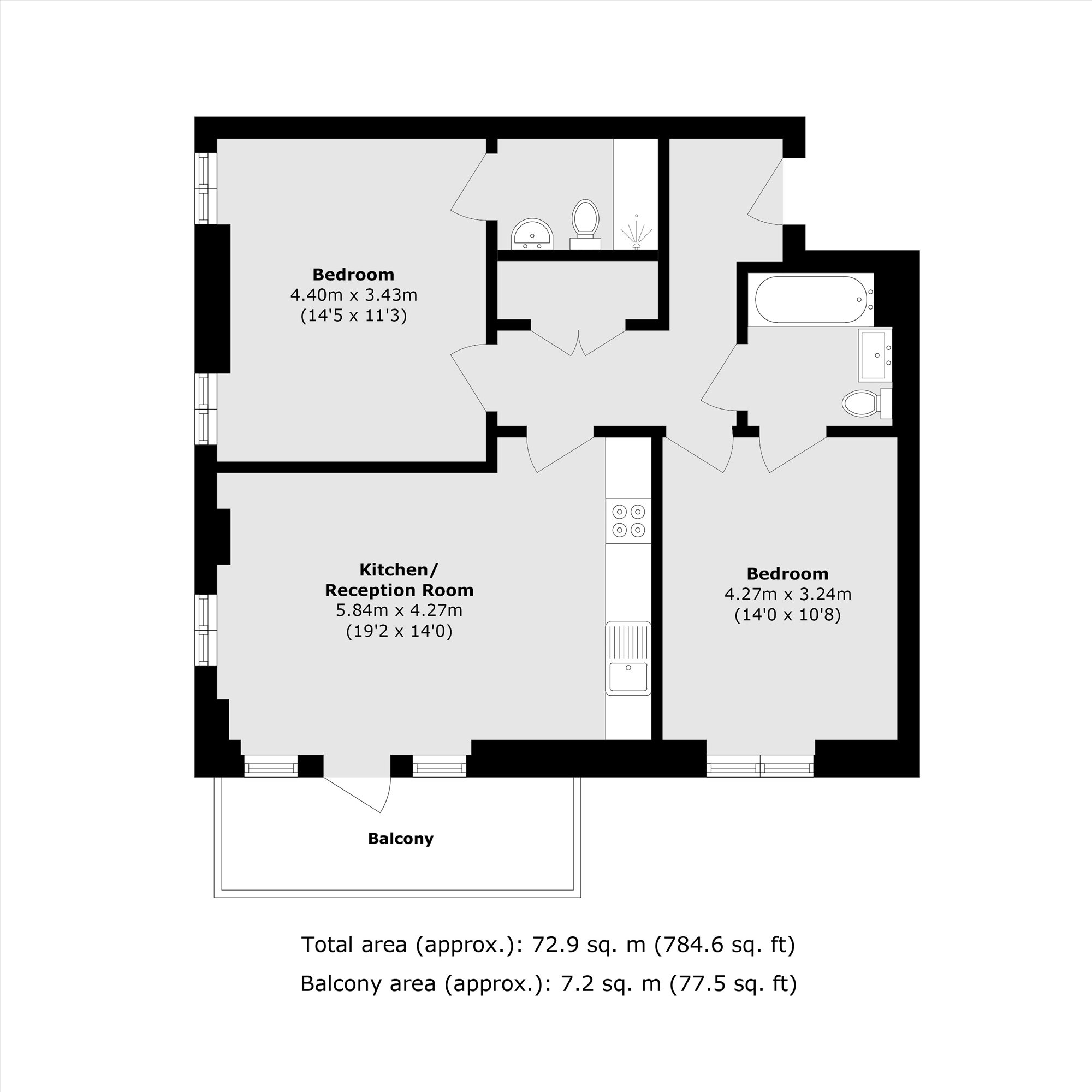Lakeside Drive, London floorplan